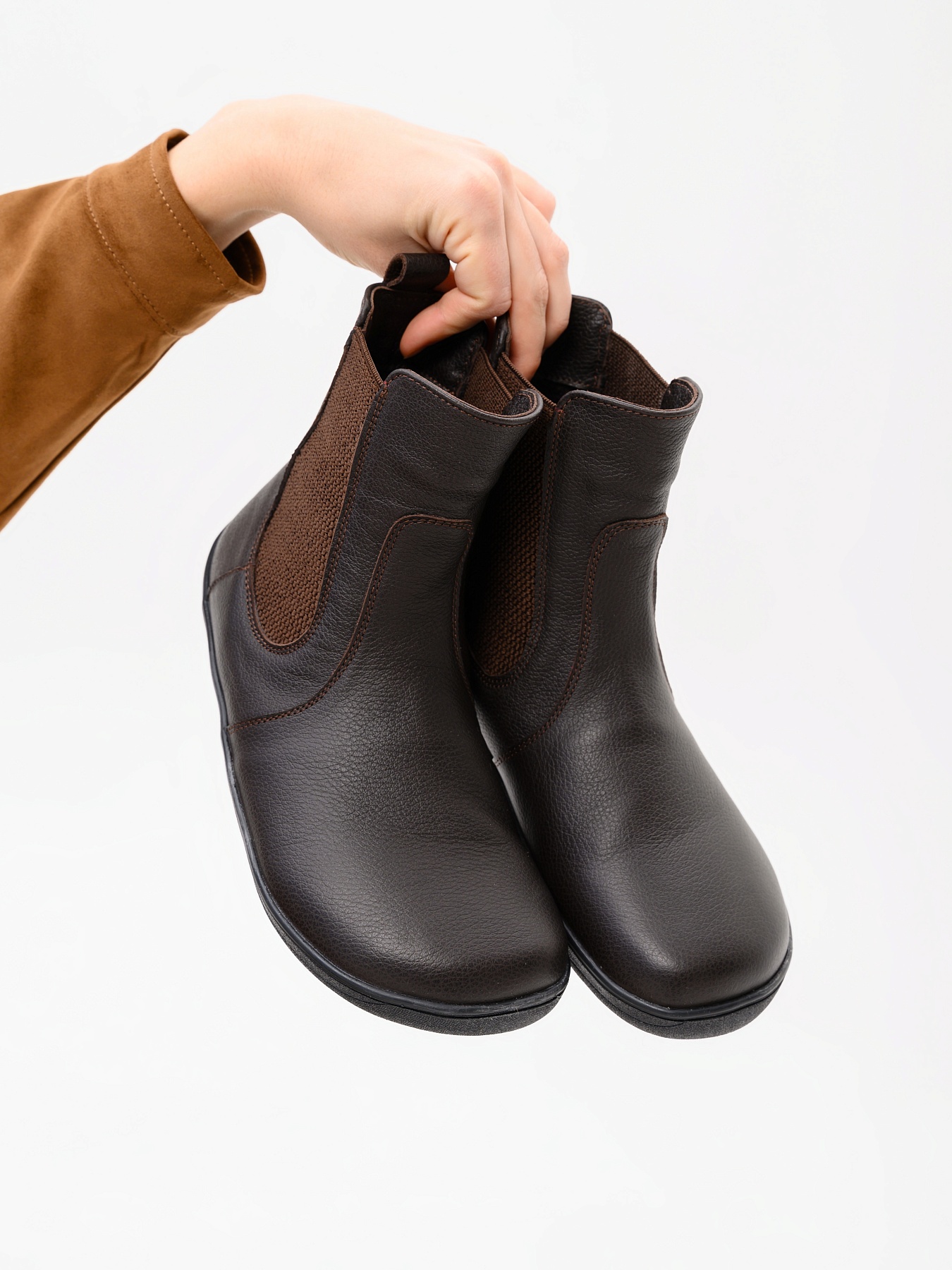 картинка Челси босоногие ED'ART 366.NATA'bl.Темно-коричневая оттима от интернет магазина