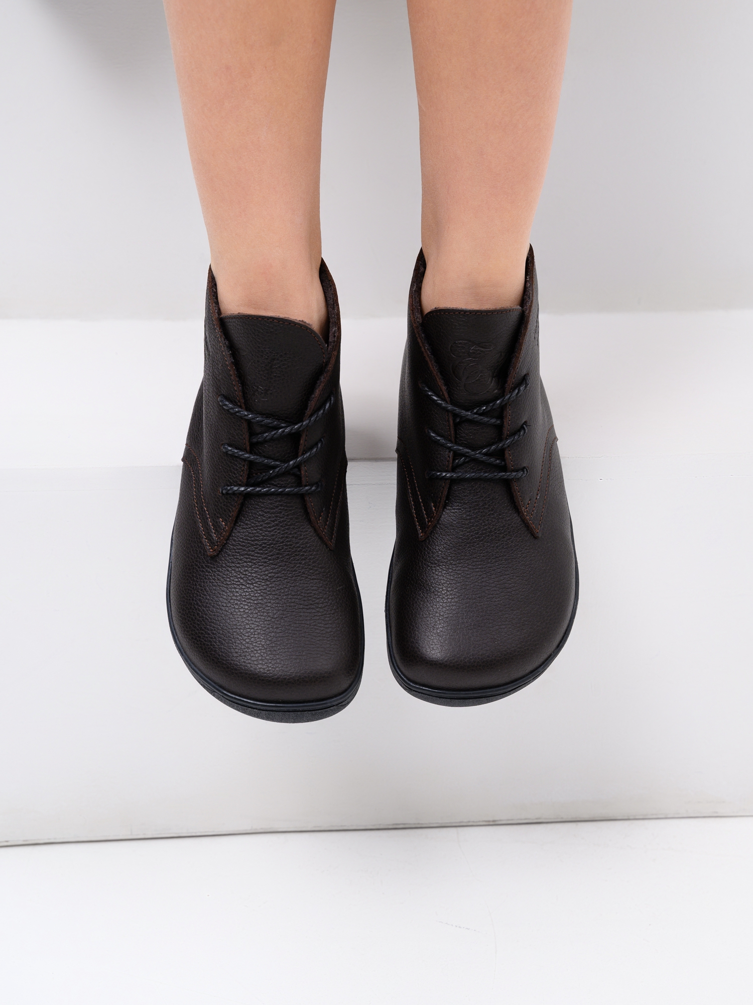 картинка Босоногие ботинки  ED'ART 208.NATA'bl.Темно-коричневая оттима от интернет магазина