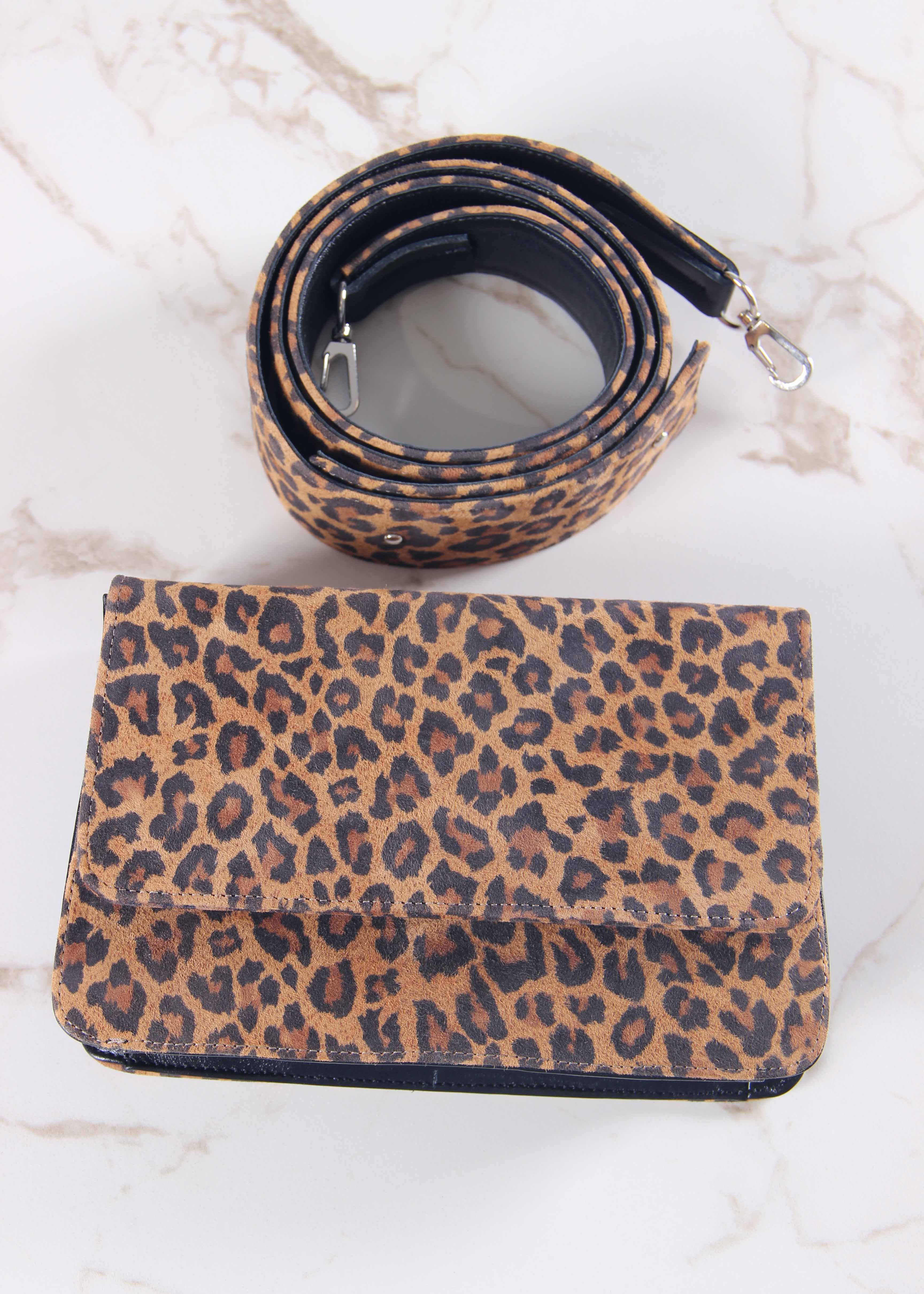 картинка Сумка-клатч ED'ART k08.коричневый леопард от интернет магазина