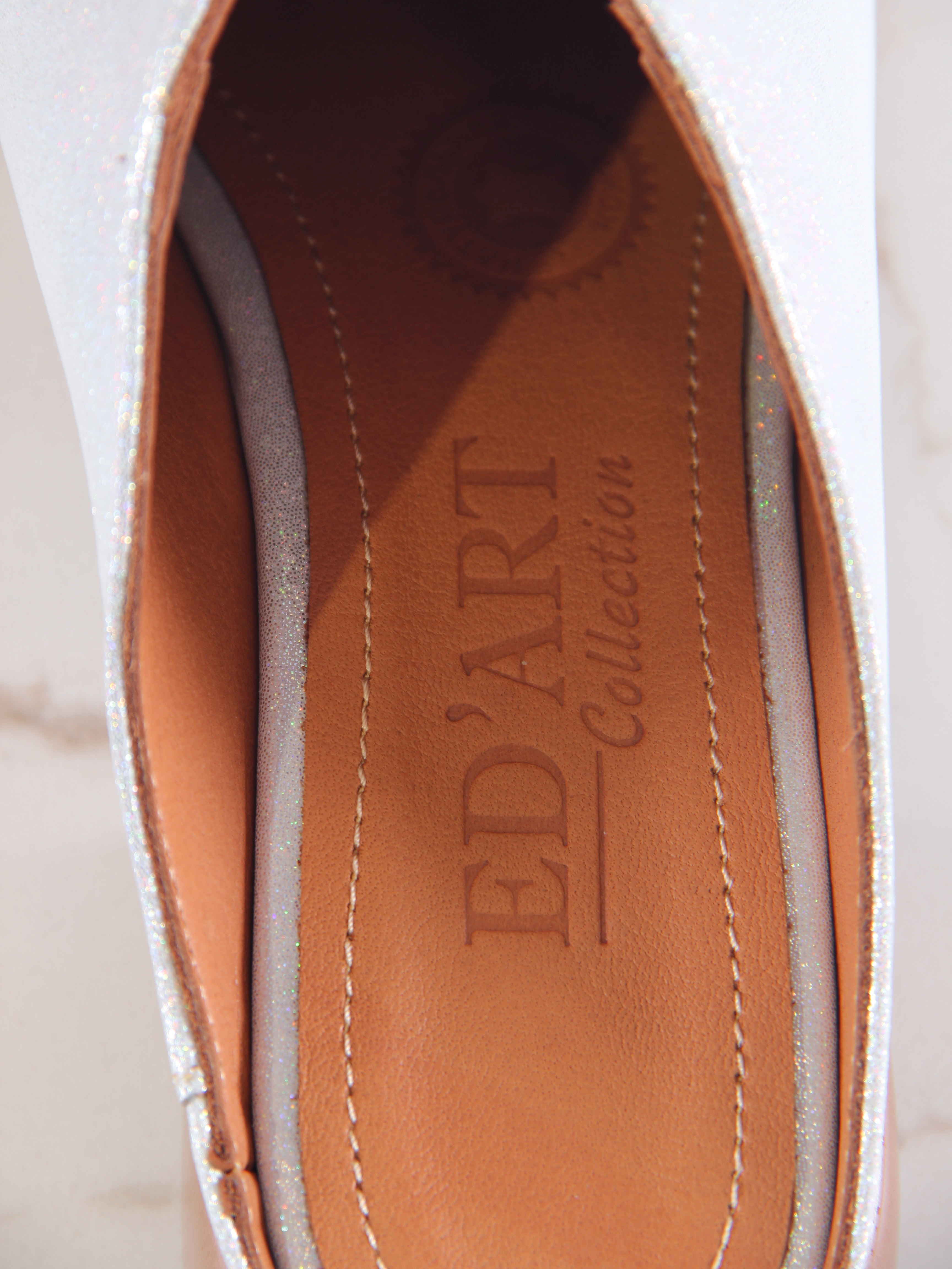 картинка Сабо ED'ART 3200.25294'br.Белый ибица+коричневый от интернет магазина