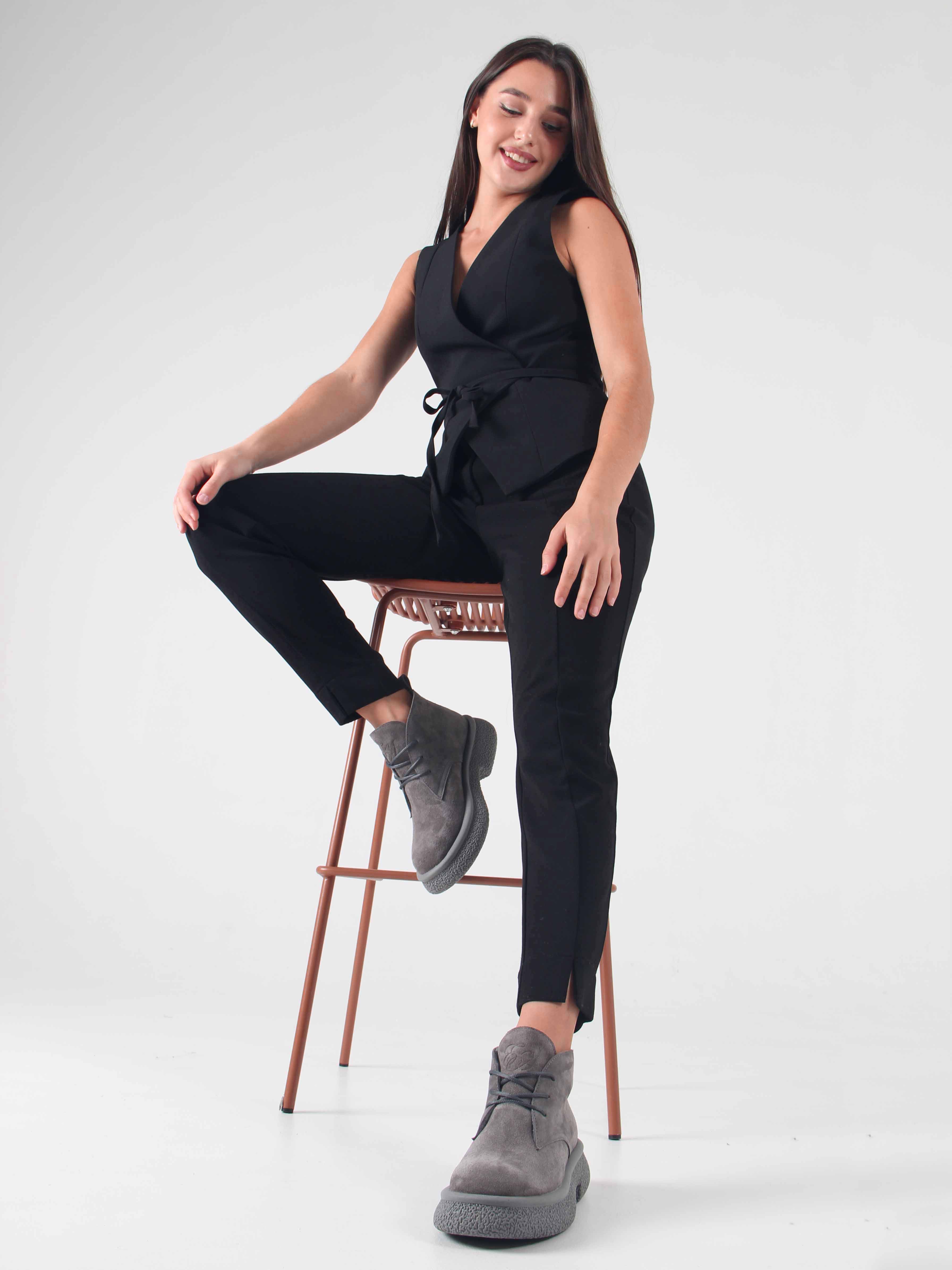 картинка Ботинки ED'ART 308.агата' gr. серый замок замша б от интернет магазина