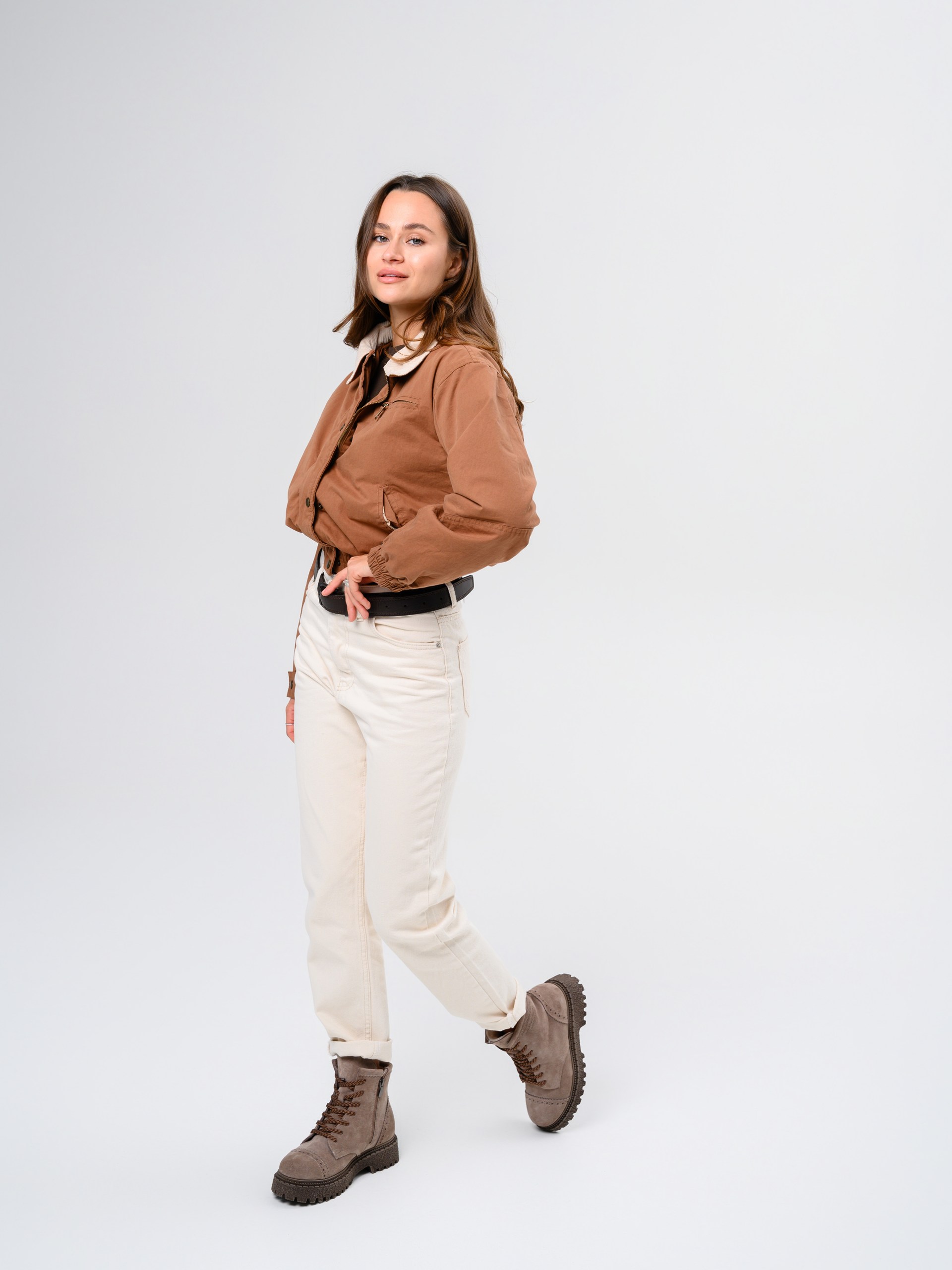 картинка Ботинки ED'ART 319.22511'br. Капучино замша от интернет магазина