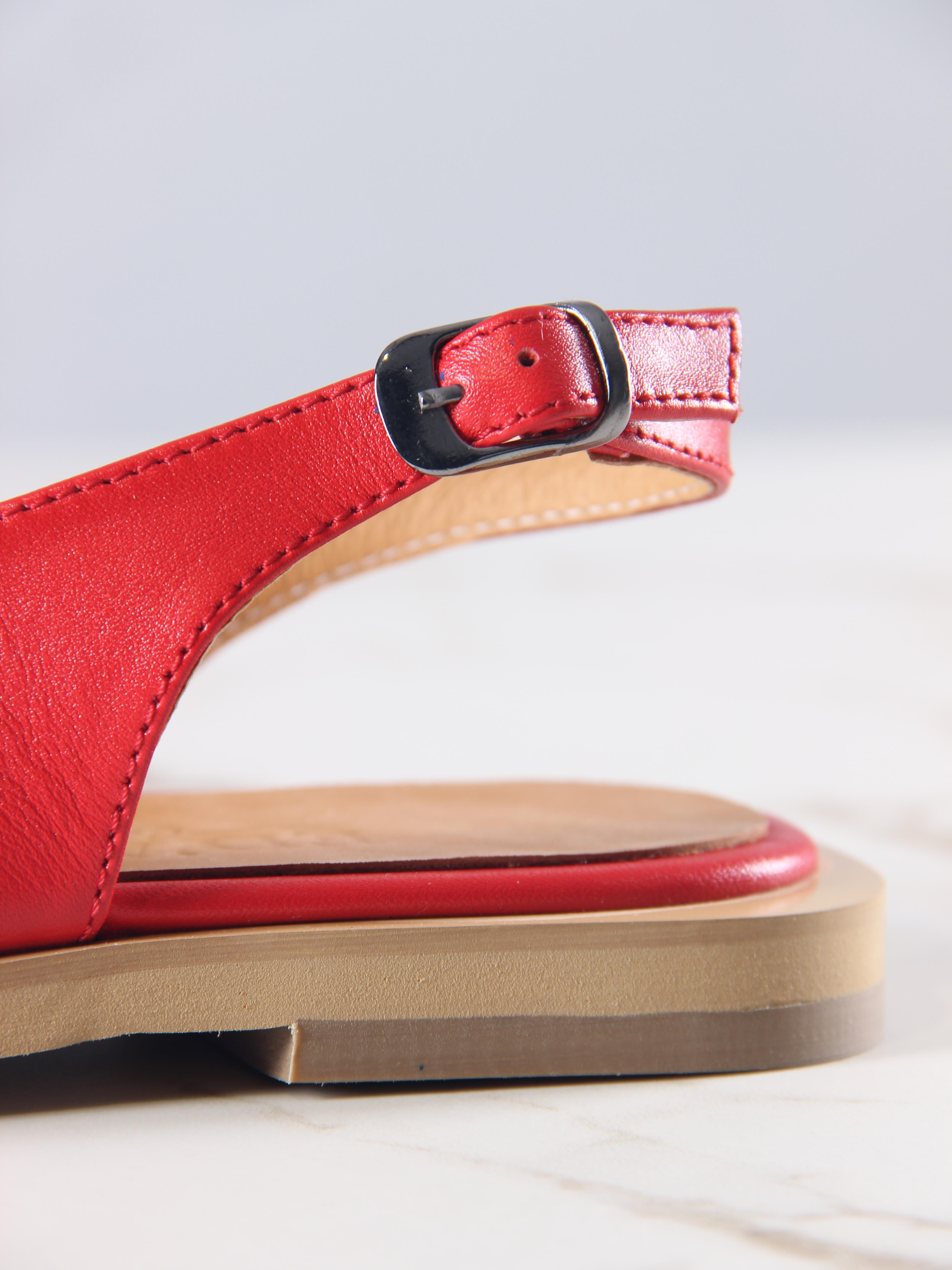 картинка Босоножки ED'ART 1040.110Z'be. Красный от интернет магазина