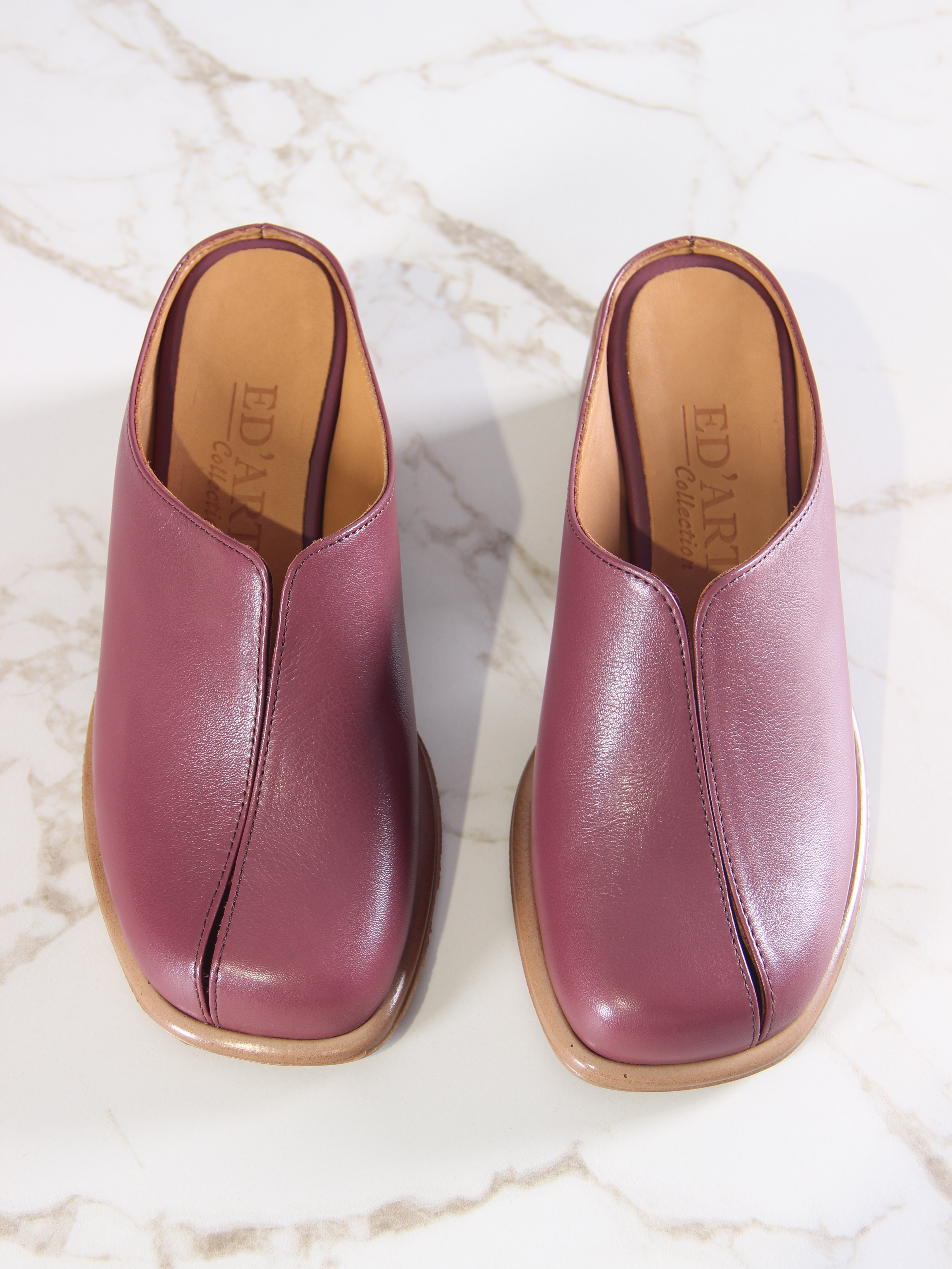 картинка Сабо ED'ART  5200.23663'br. Гнилая вишня+коричневый от интернет магазина