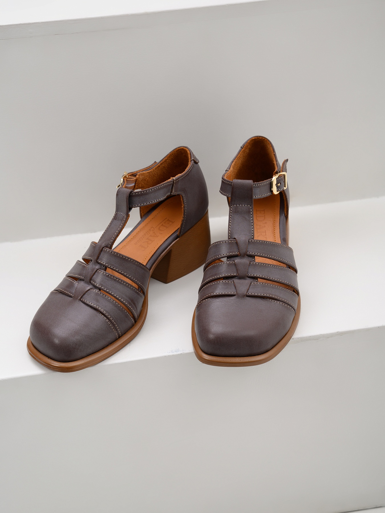 картинка Босоножки ED'ART 5036.23663'bе.Вакса коричневый от интернет магазина