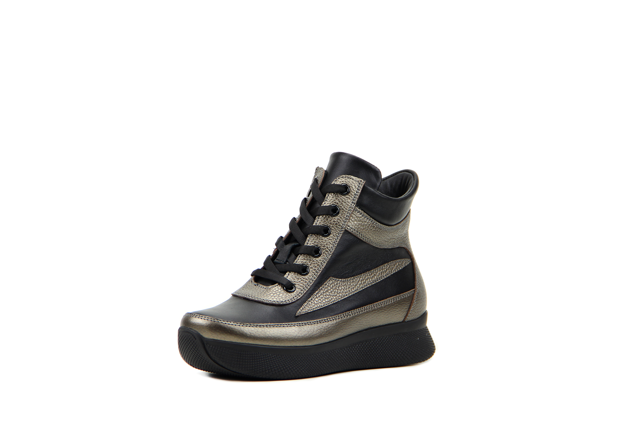 картинка Ботинки ED'ART 310.omega.Black+bronze от интернет магазина