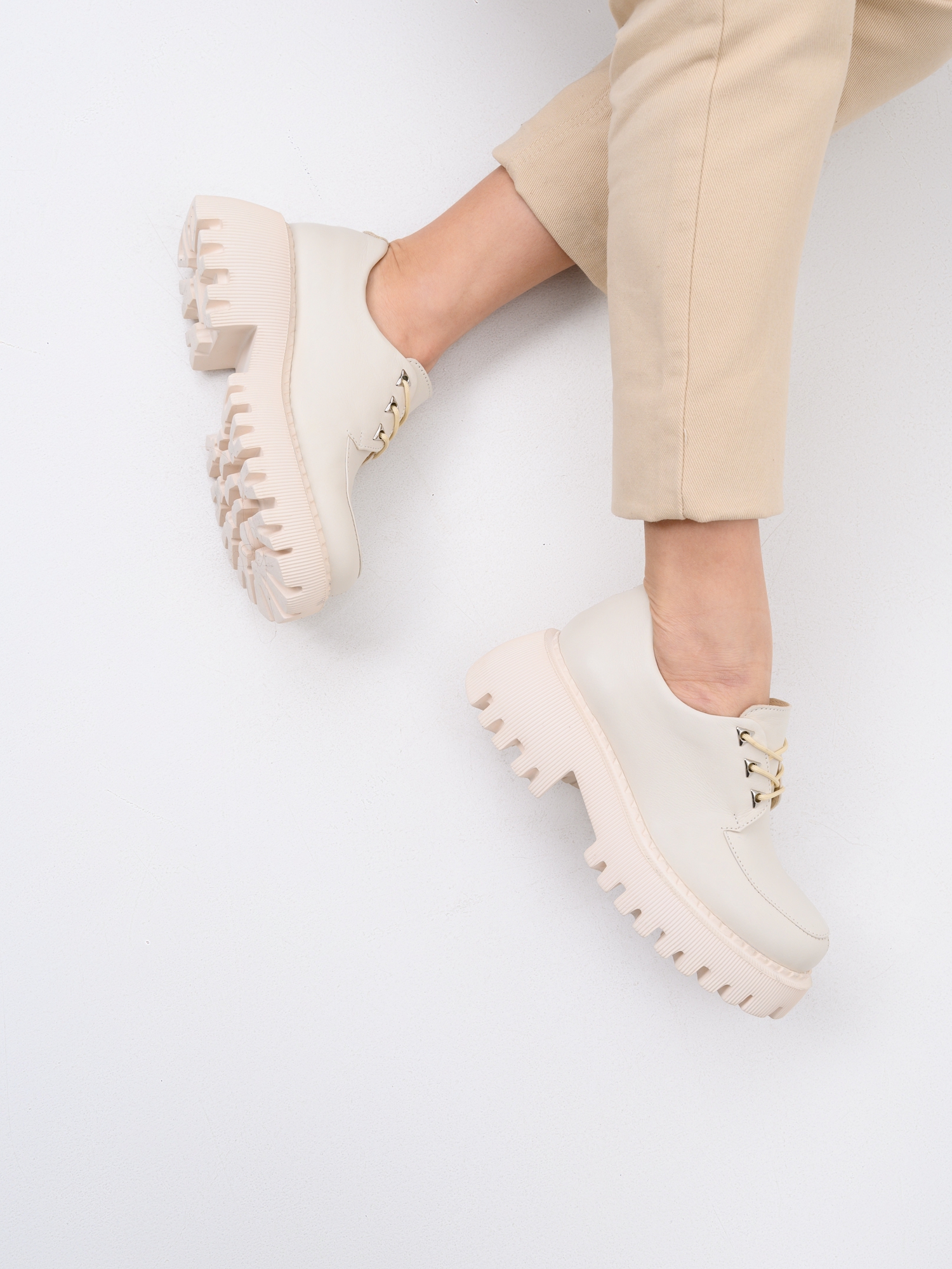 картинка Туфли полуботинки ED'ART 202.14728'be. Бежевый-3 от интернет магазина