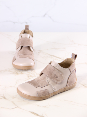 Босоногие ботинки  ED'ART 206.NATA'br.Визон+капучино замша