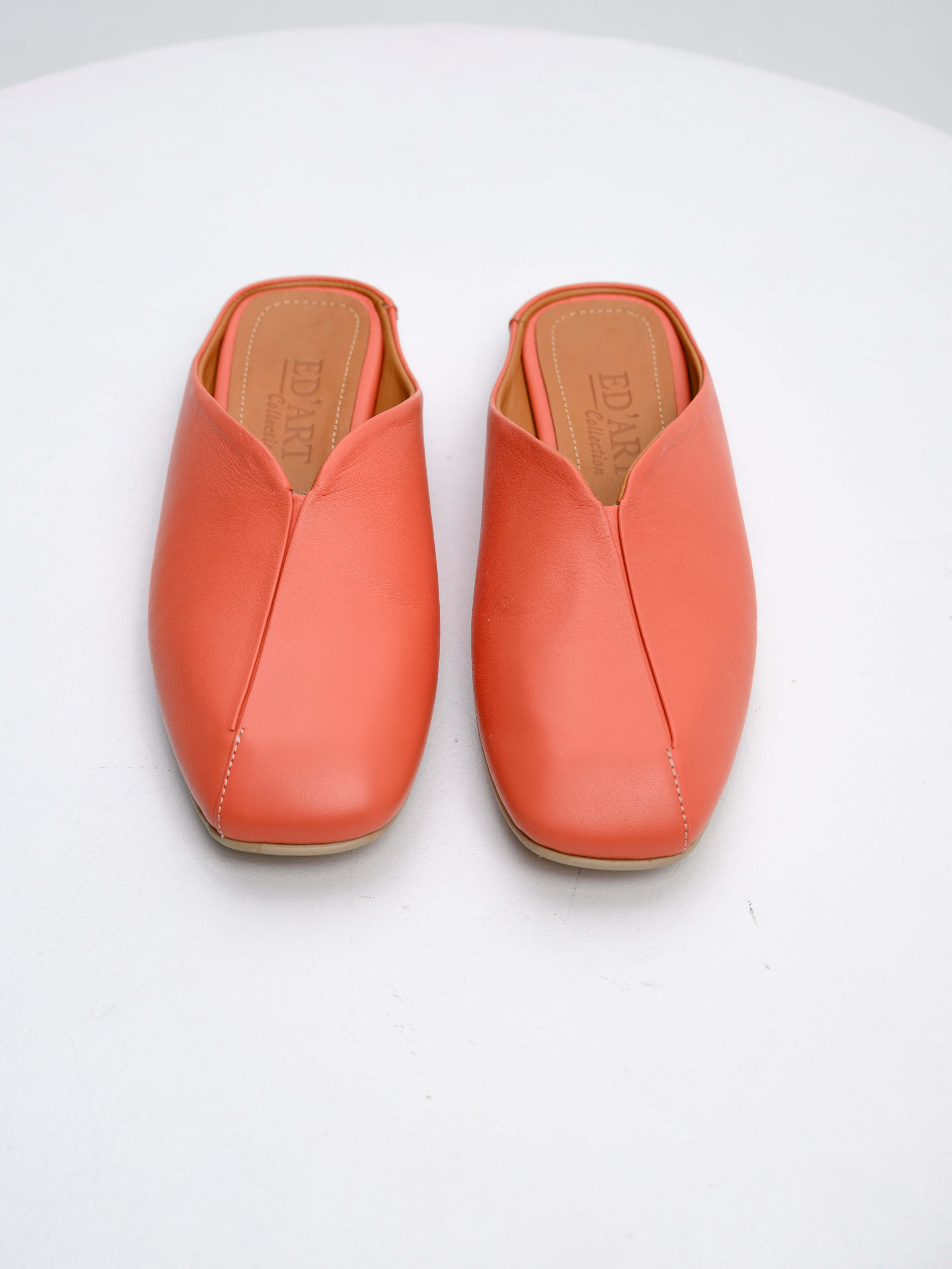 картинка Мюли ED'ART 1007.тунит205'be. Коралл от интернет магазина