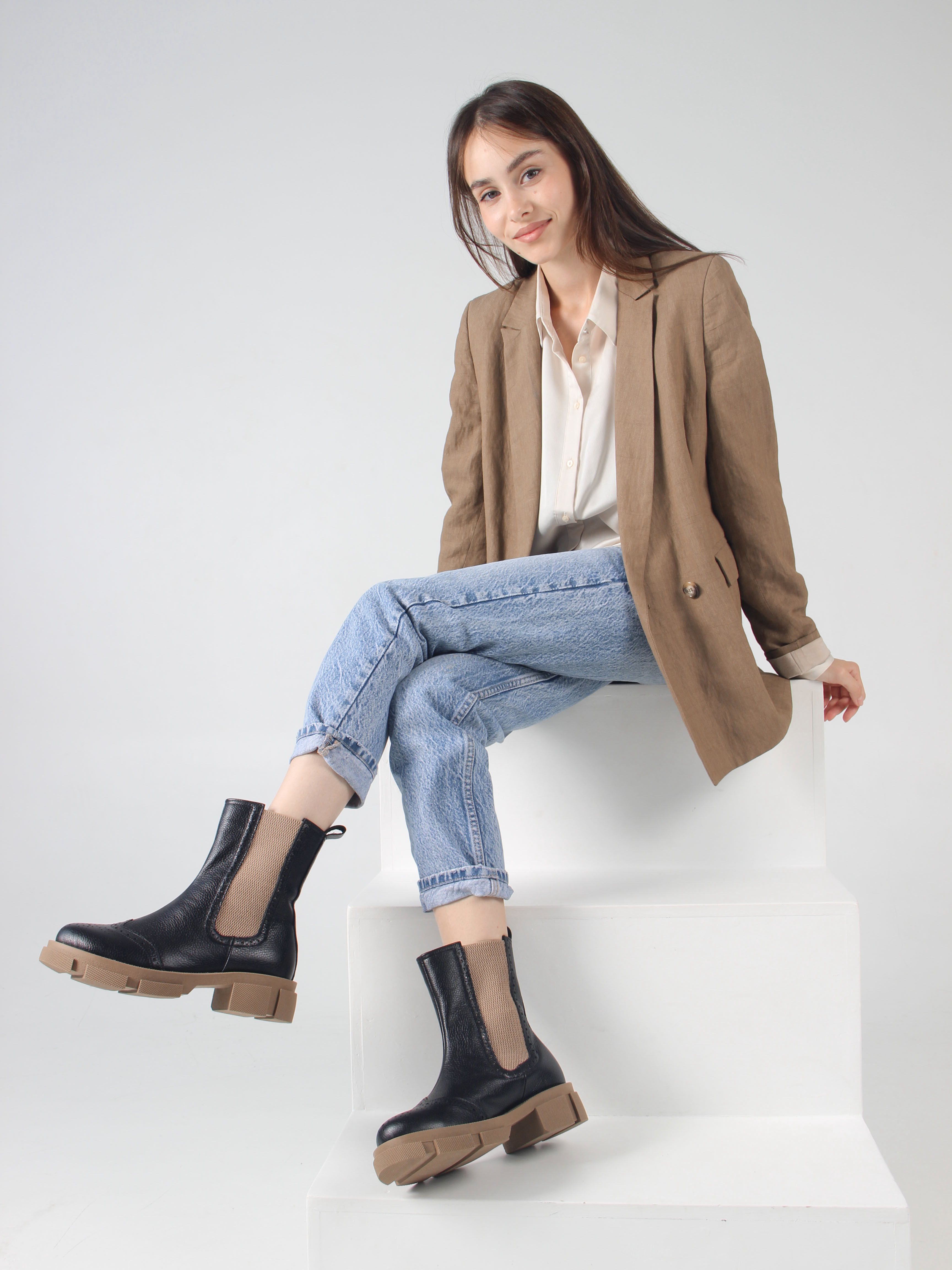 картинка Челси ED'ART 360.P.21074'nut. черный макс какао от интернет магазина