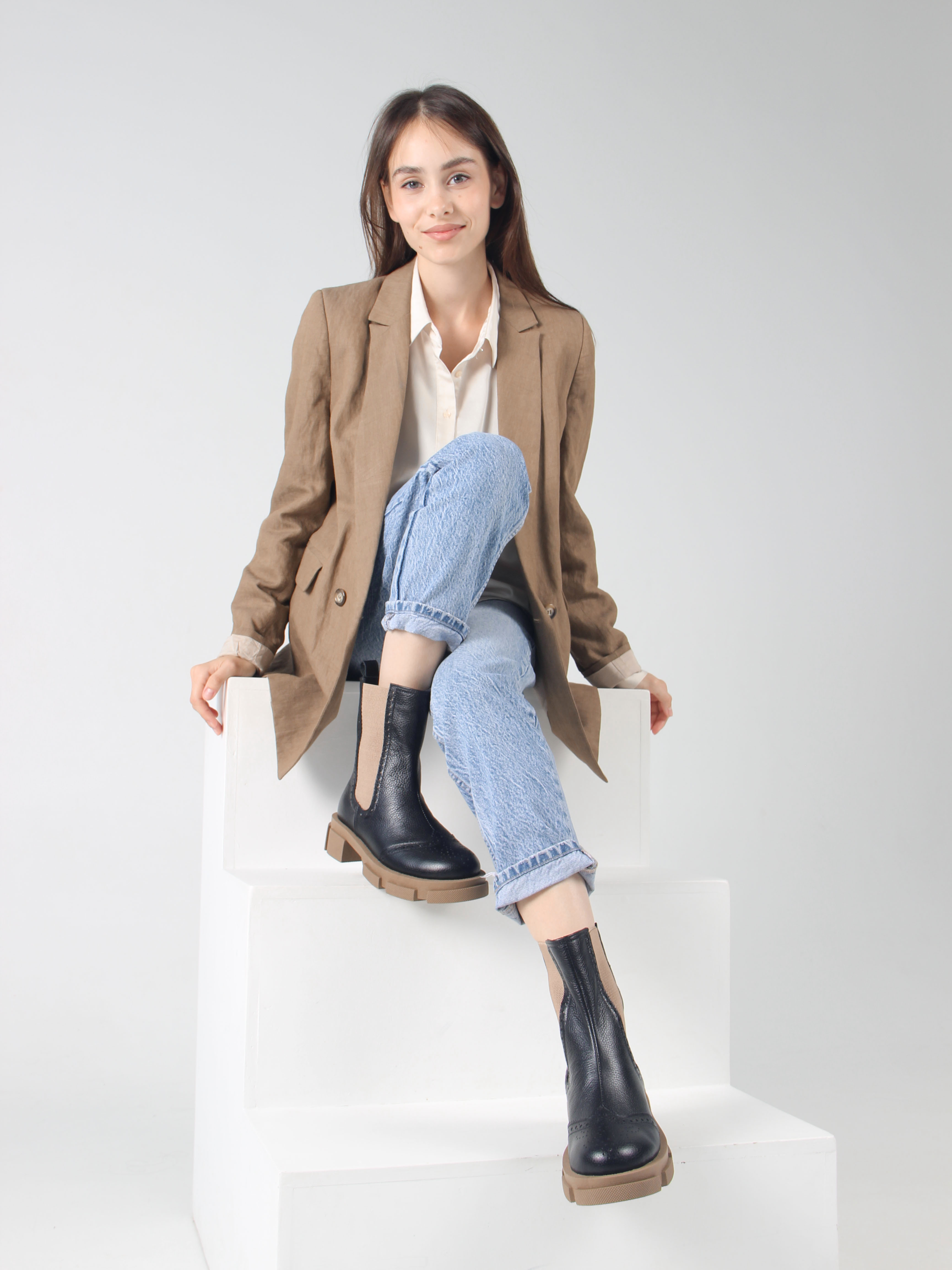 картинка Челси ED'ART 360.P.21074'nut. черный макс какао от интернет магазина