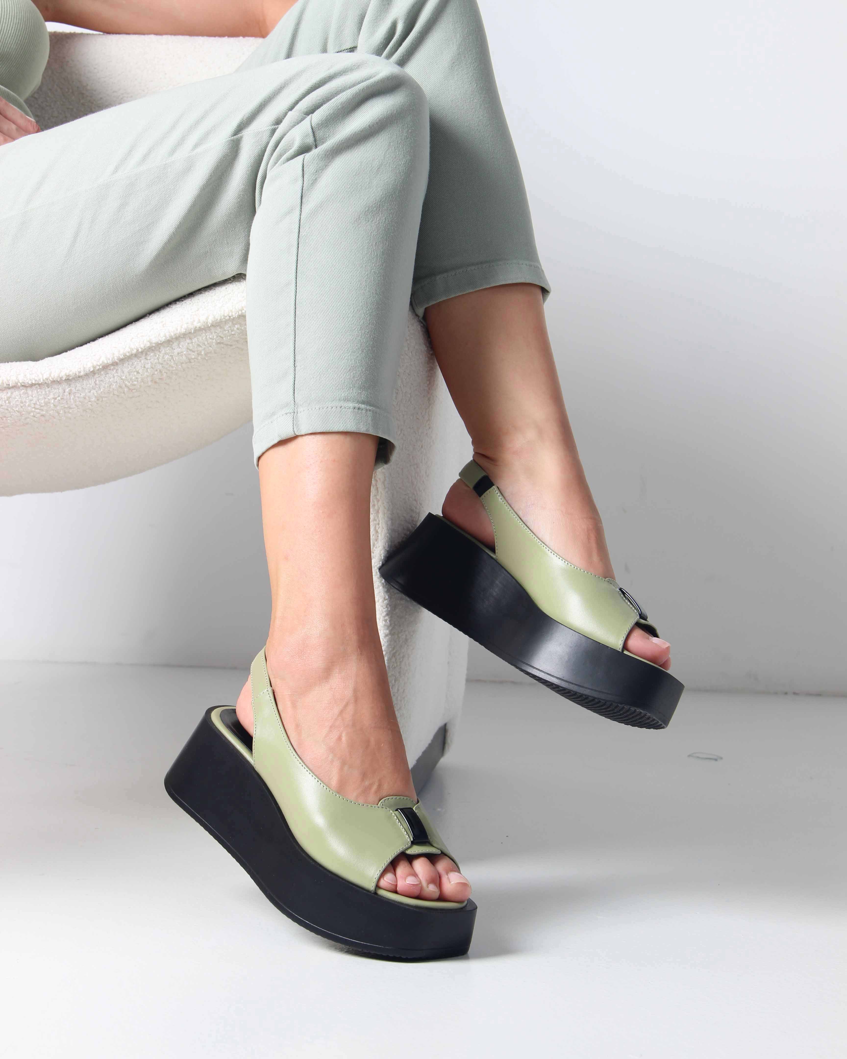 картинка Босоножки ED'ART 3020.22776'bl. Авокадо от интернет магазина