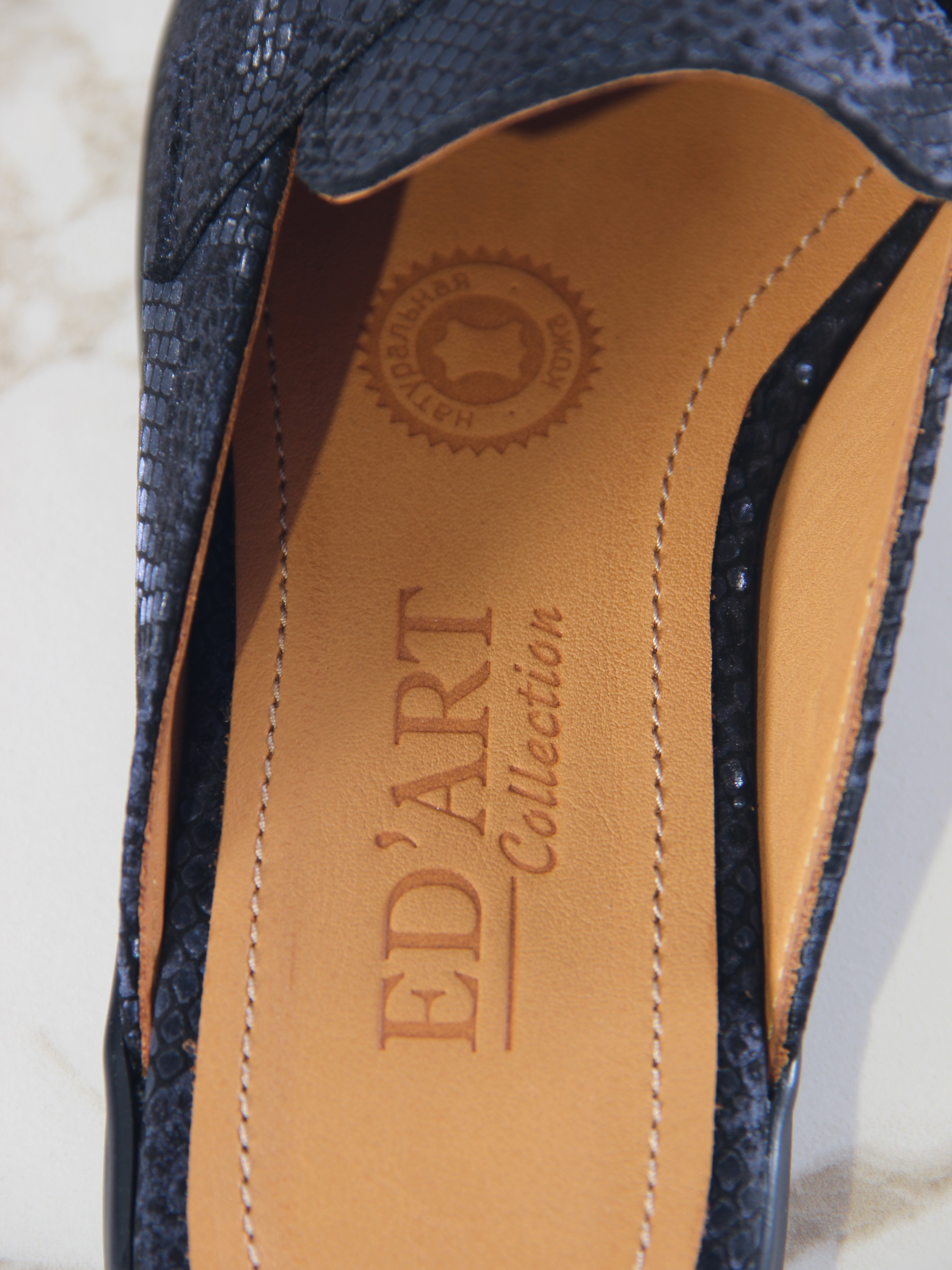 картинка Мюли ED'ART 1070.2614'bl. синяя мамба от интернет магазина