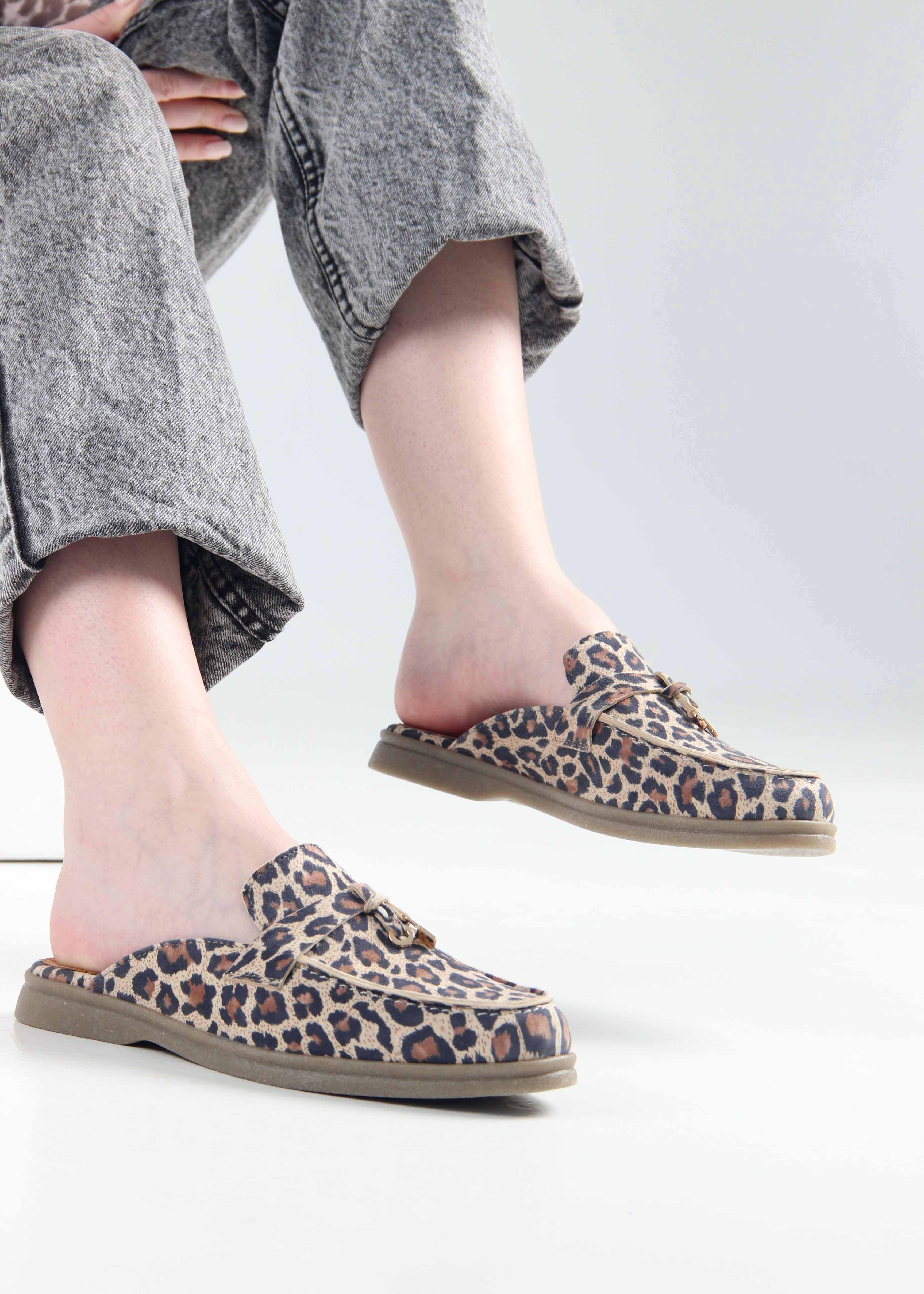 картинка Мюли ED'ART 1070.2614'be. бежевый леопард от интернет магазина