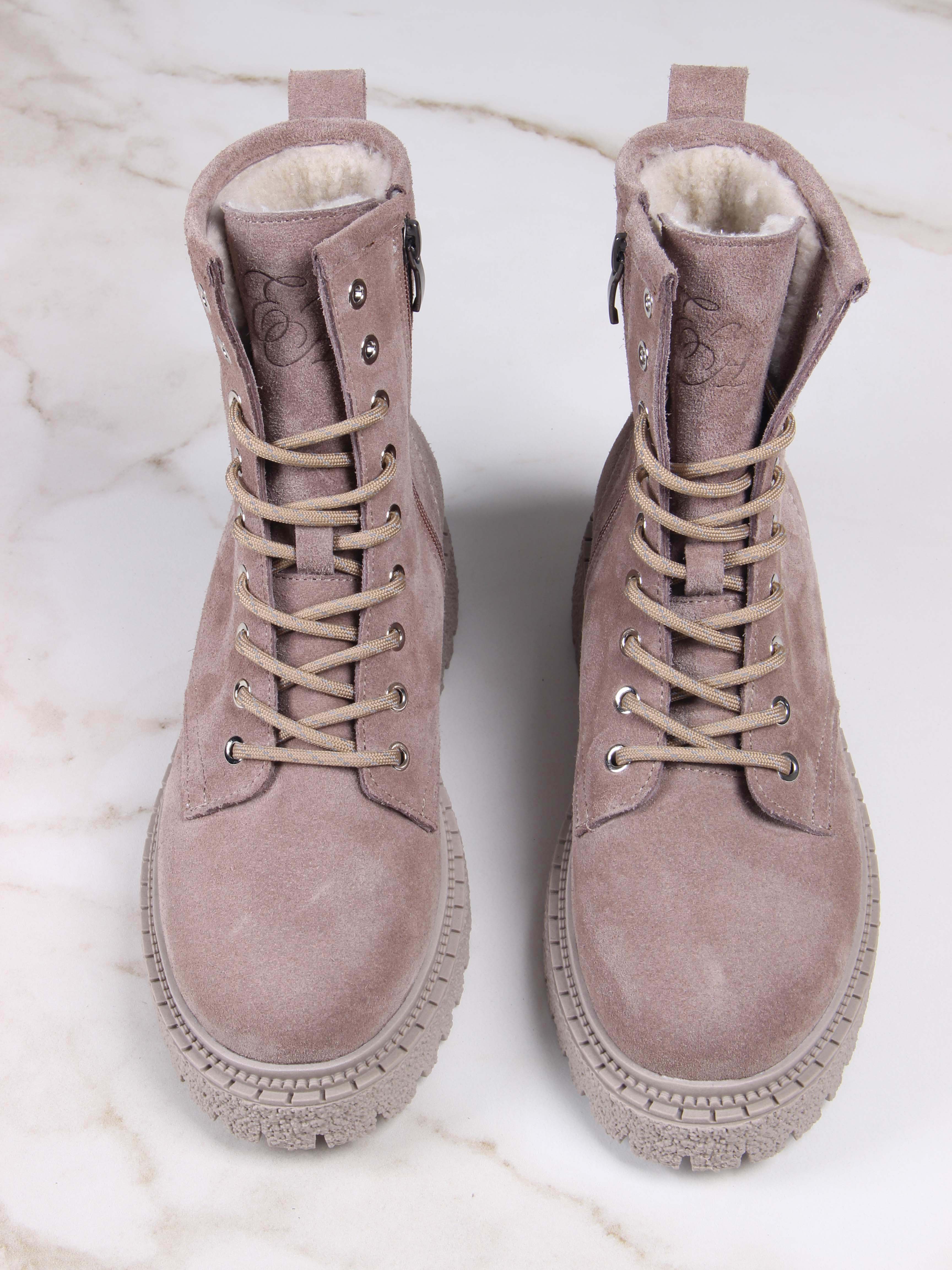 картинка Ботинки ED'ART 327.asteria.ka капучино замш от интернет магазина