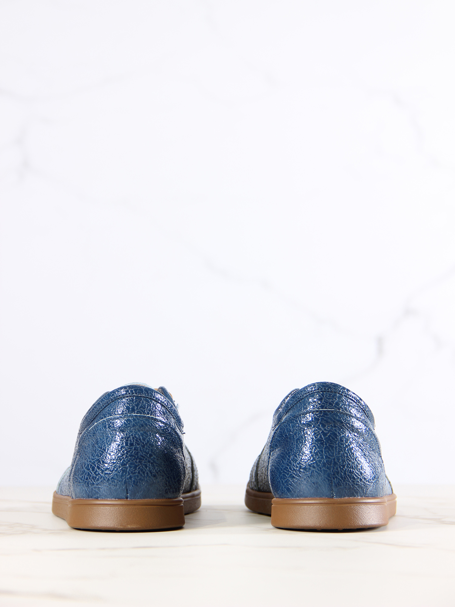 картинка Кеды босоногие ED'ART 182.асти'br.Синий наплак от интернет магазина