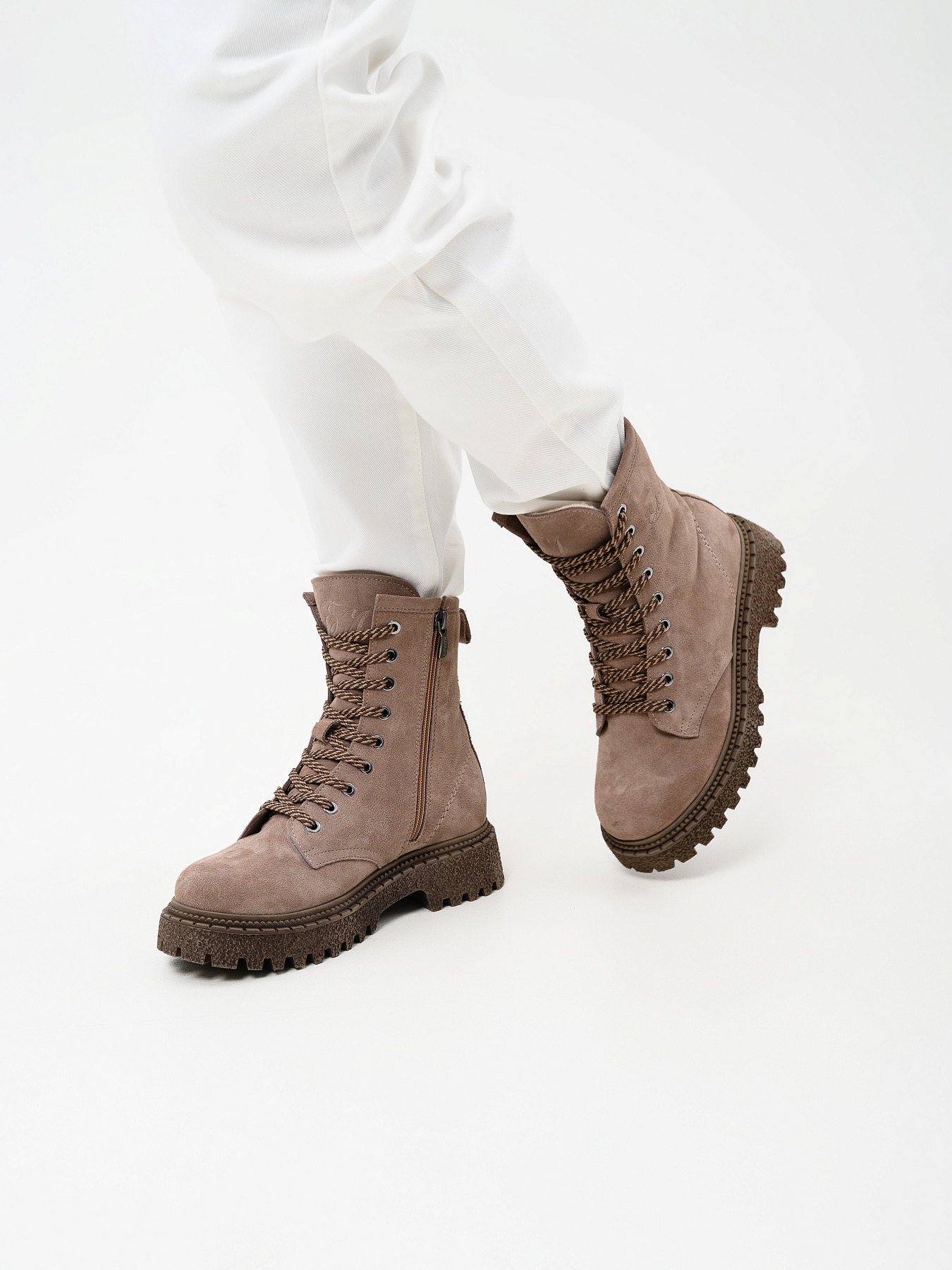 картинка Ботинки ED'ART 327.22511'br.Капучино замша от интернет магазина