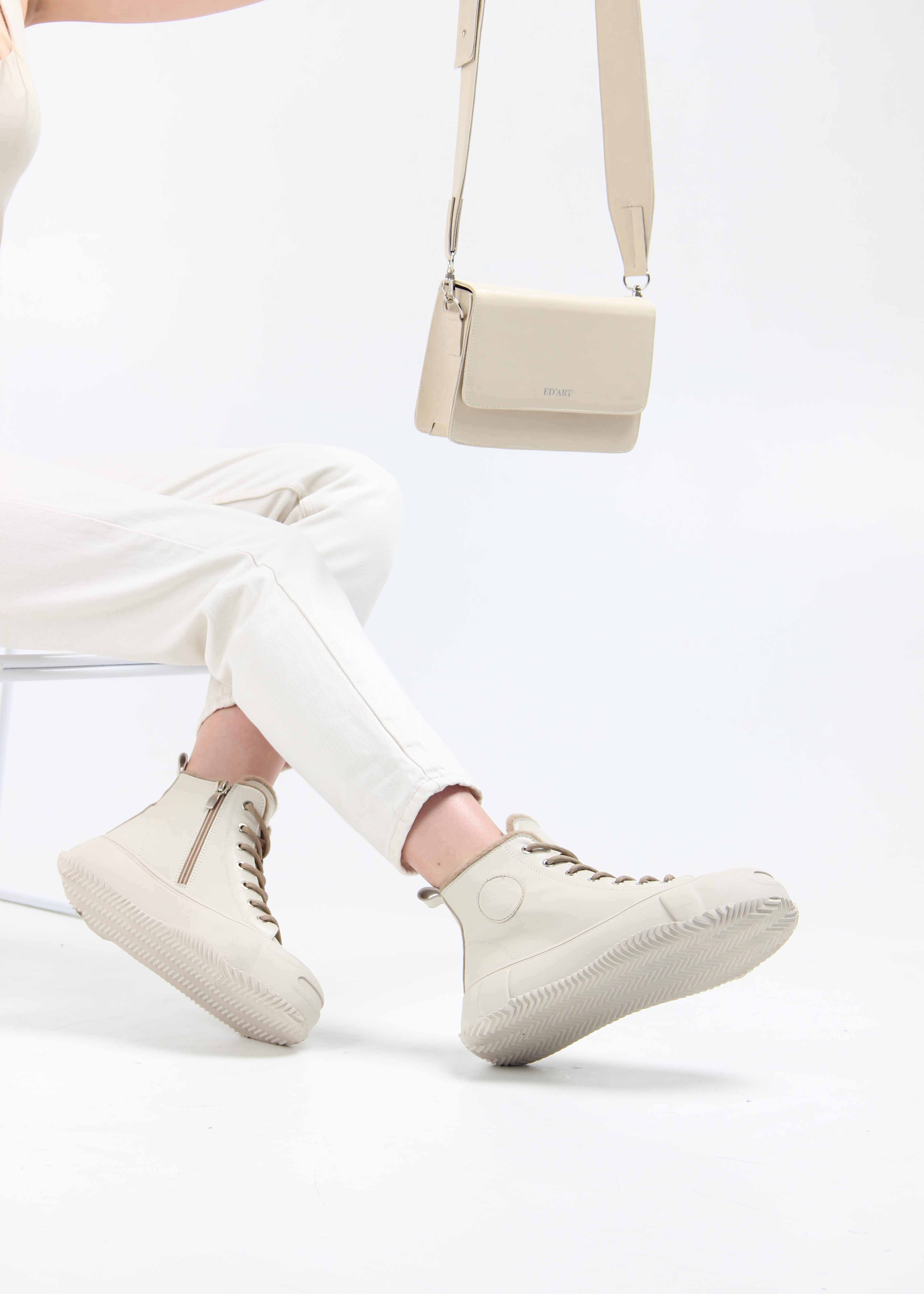 картинка Ботинки ED'ART 217.PODYUM151'be. светло бежевый от интернет магазина