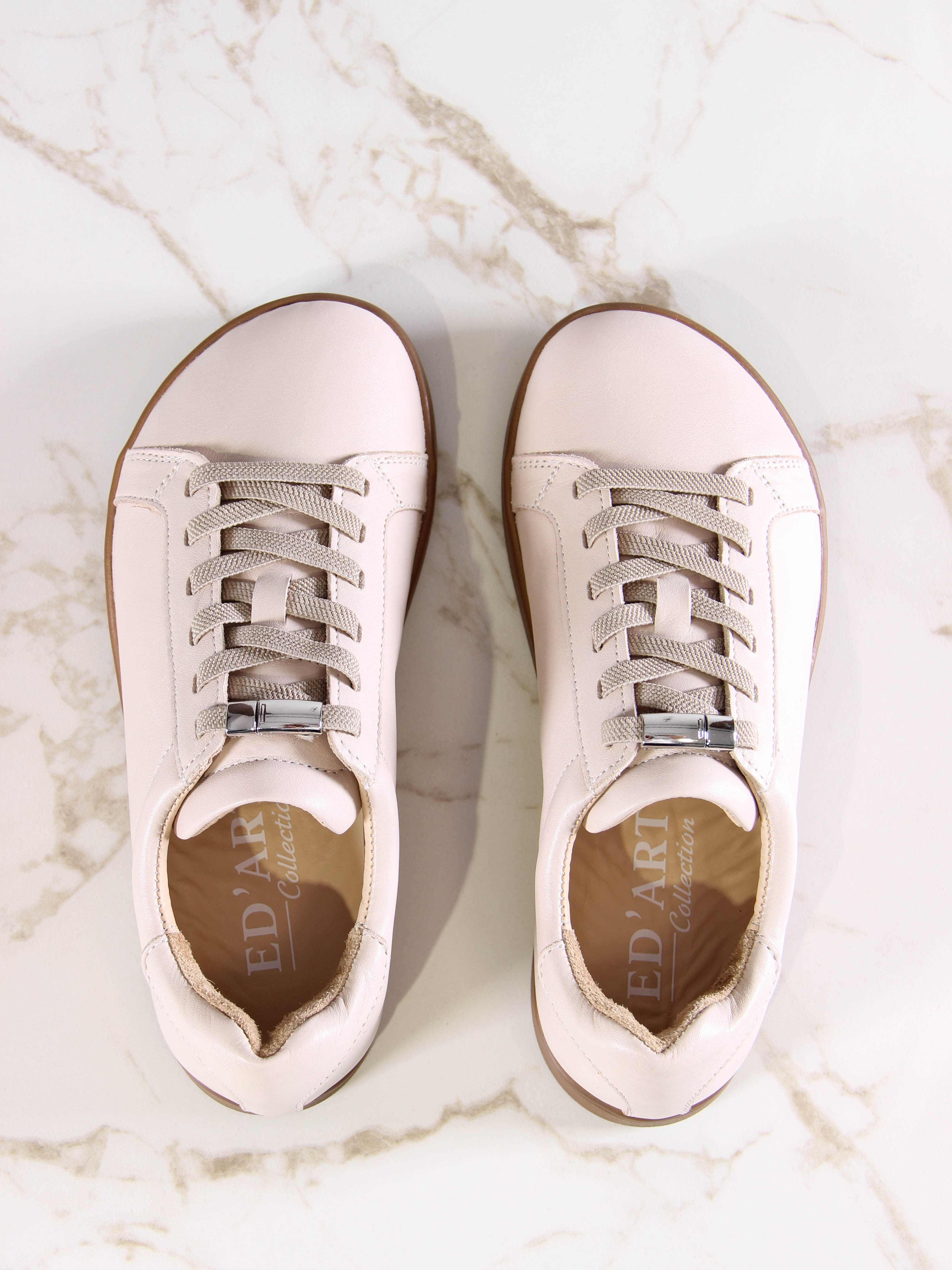 картинка Кеды босоногие ED'ART 189.асти'br.Бежевый стар пудра от интернет магазина