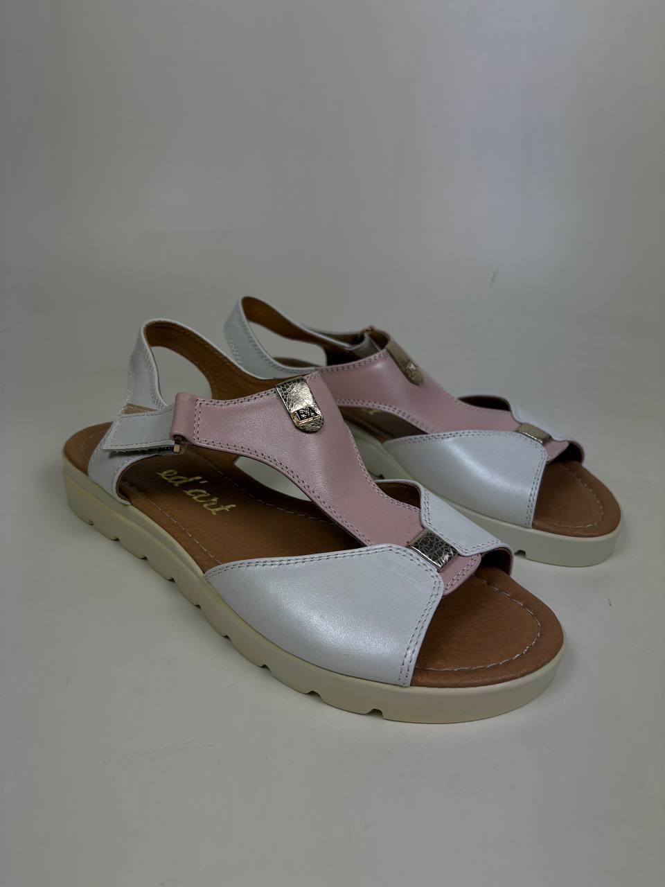 картинка Босоножки ED'ART 2001.115'w.white-pink уценка от интернет магазина