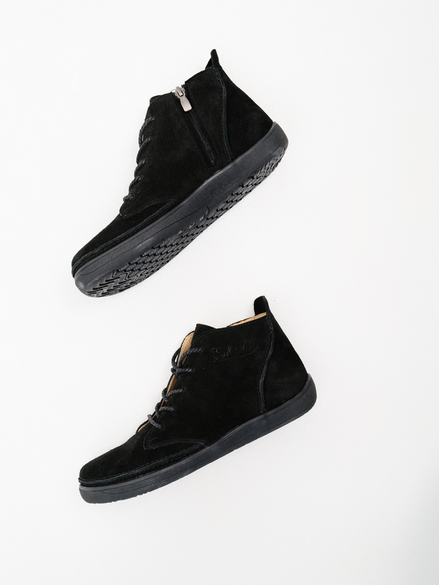 картинка Босоногие ботинки  ED'ART 210.NATA'bl.Черная замша от интернет магазина