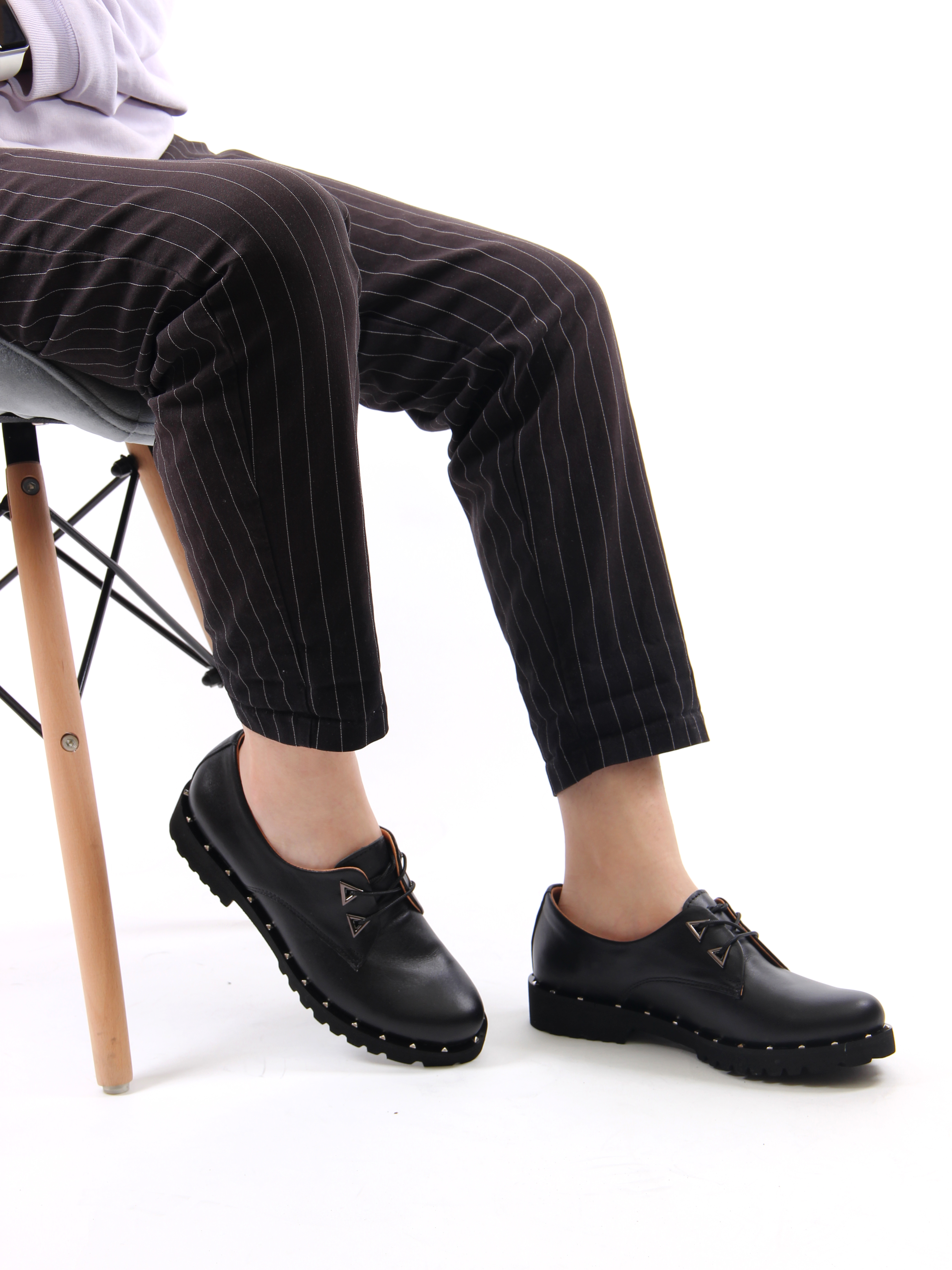 картинка Туфли полуботинки ED'ART 102.sigma/pyr'bl. черный R от интернет магазина