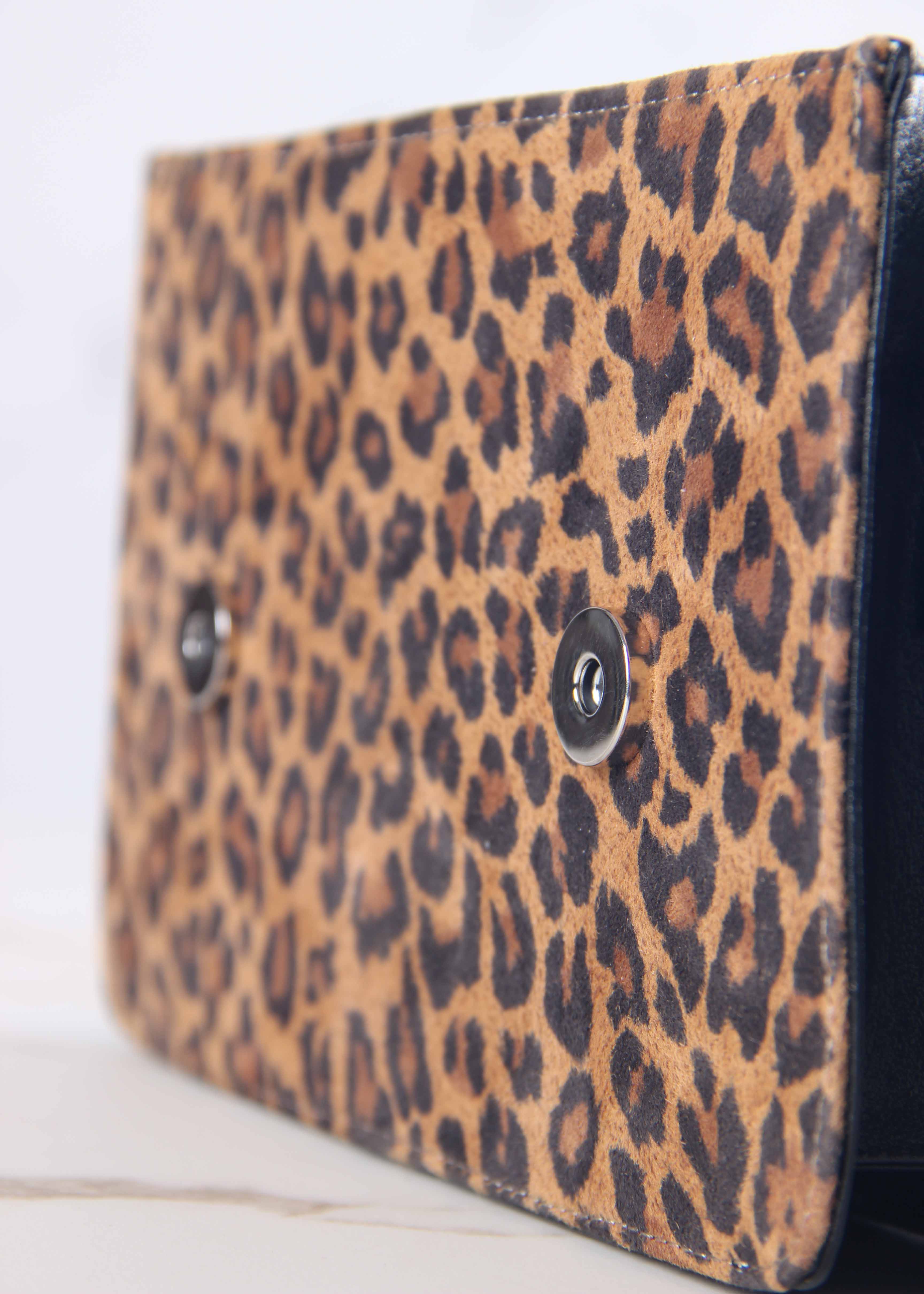 картинка Сумка-клатч ED'ART k08.коричневый леопард от интернет магазина