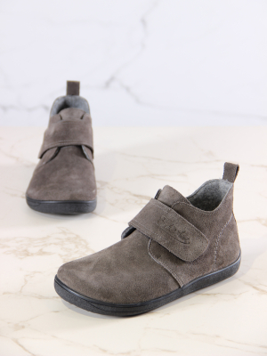Босоногие ботинки  ED'ART 209.NATA'bl. Серый замок замша