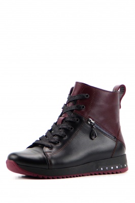 Ботинки ED'ART 312.omega2.black.bordo