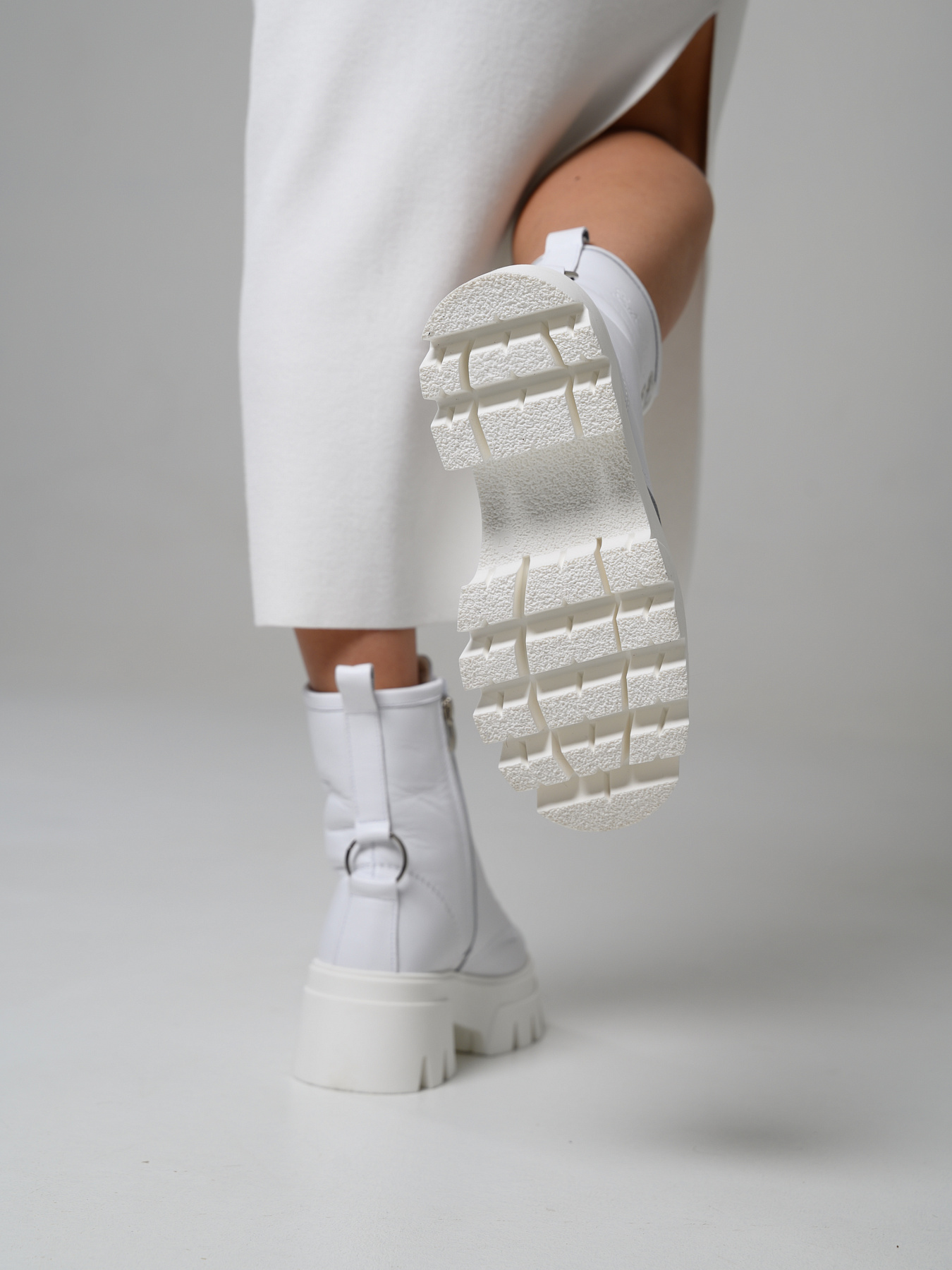 картинка Ботинки ED'ART 329.зиплайн'w. белый от интернет магазина