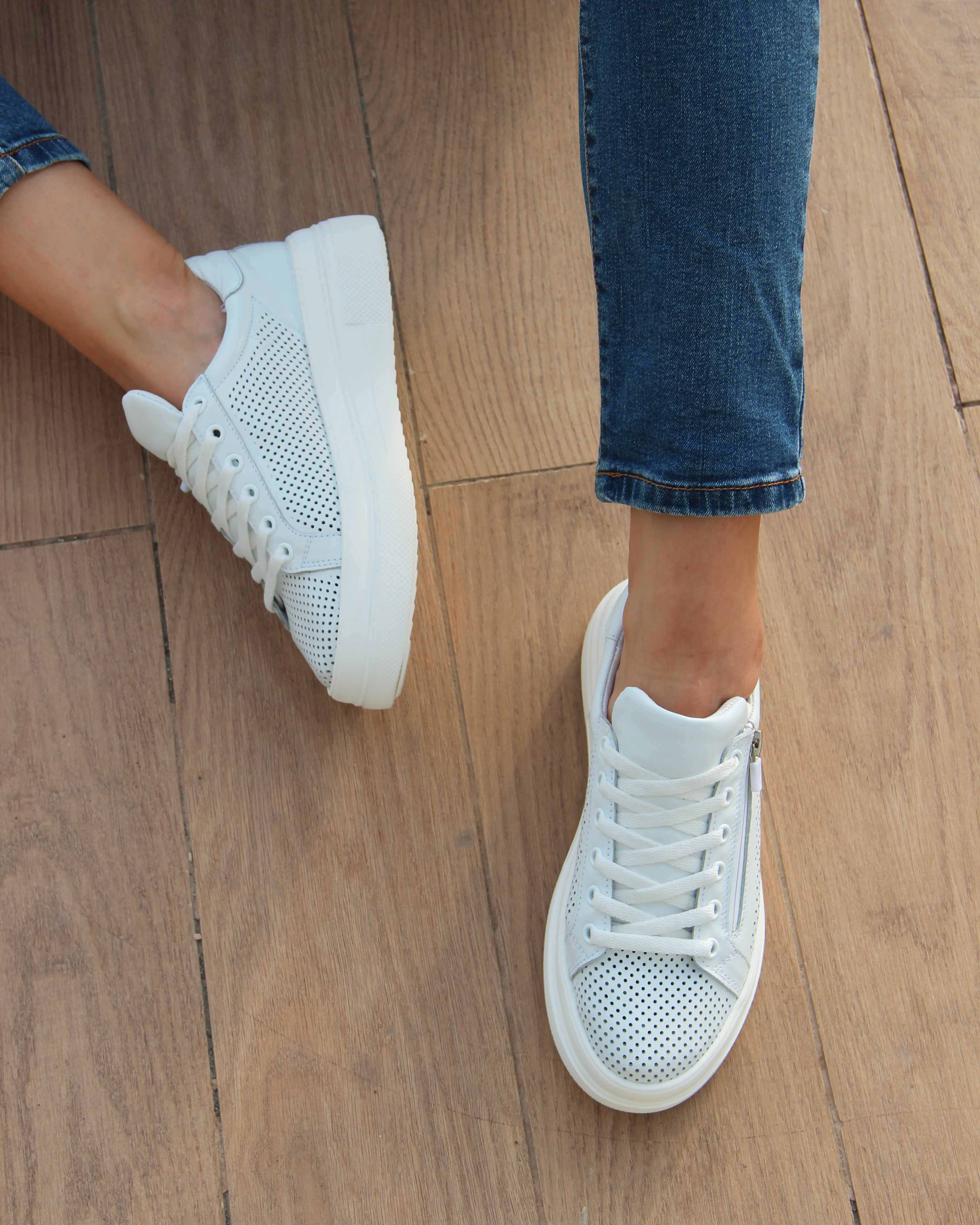 картинка Кеды ED'ART 166.P.PEPE'w. Белый от интернет магазина