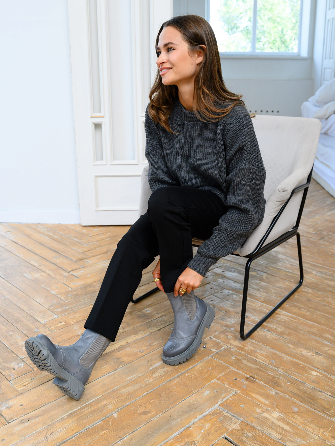 картинка Челси 360.P.taskana'gr. Вакса серый от интернет магазина