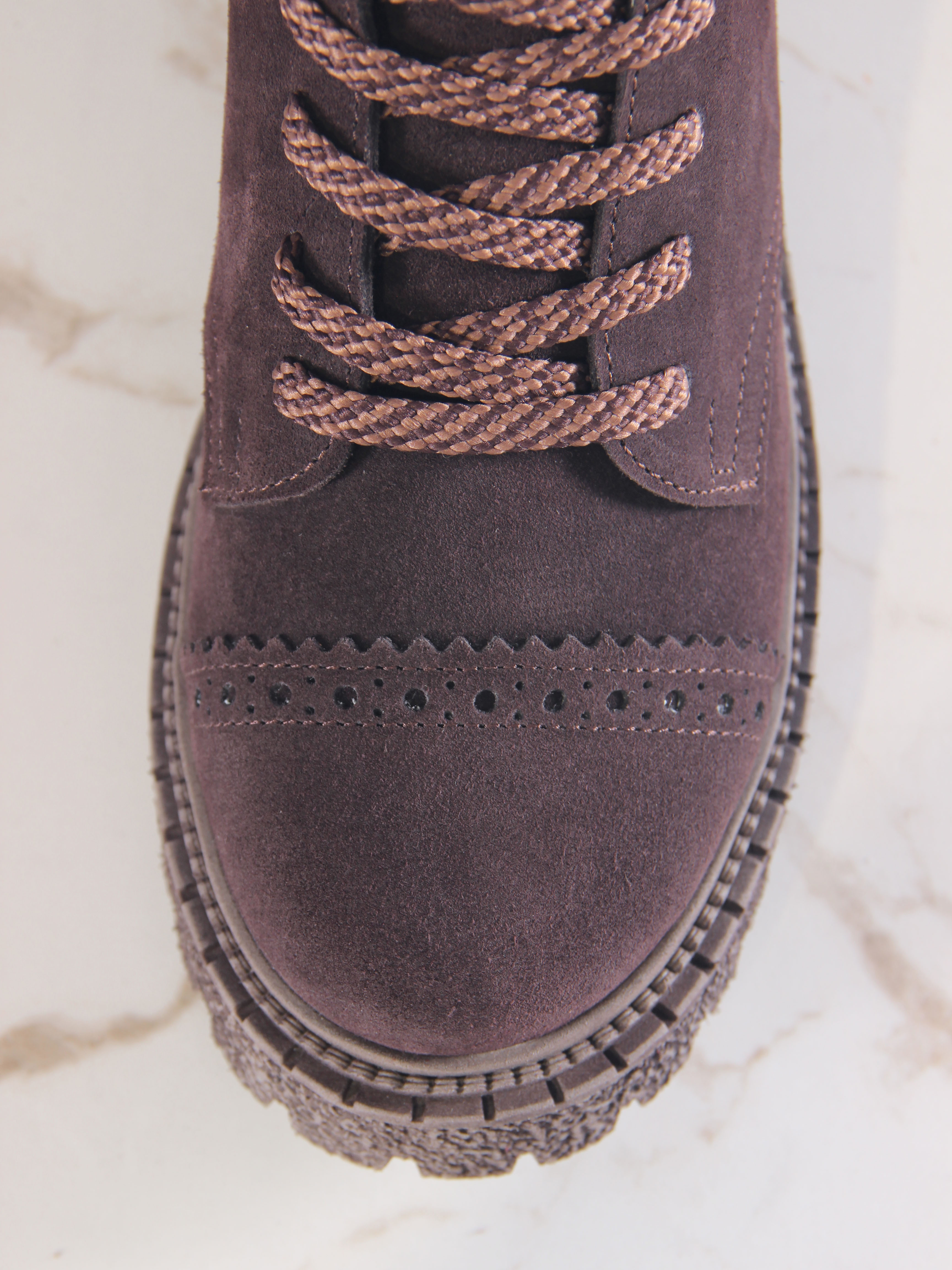 картинка Ботинки ED'ART 319.22511'br. Коричневый замша от интернет магазина