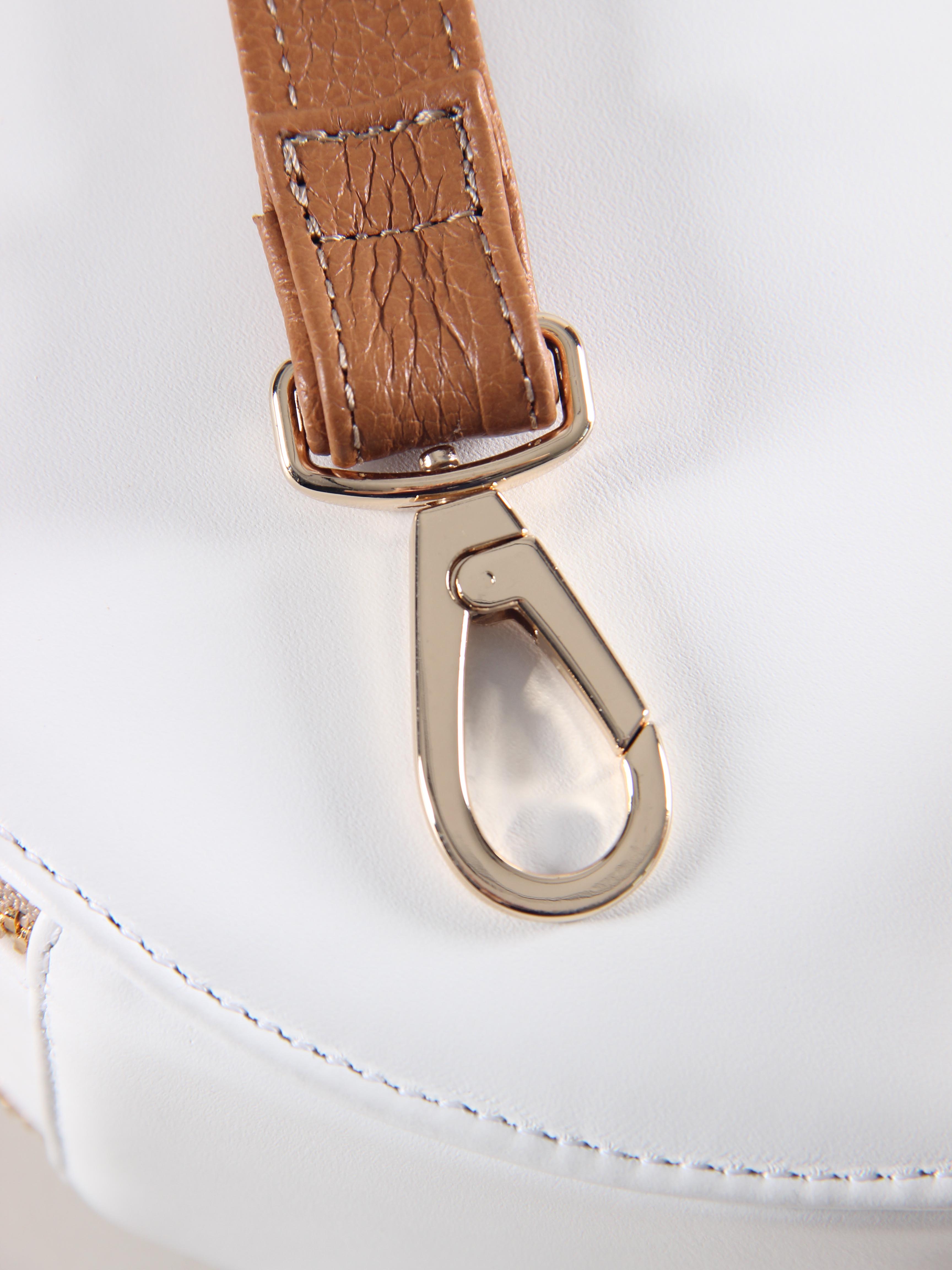 картинка Сумка-клатч ED'ART s07.белый мустард от интернет магазина