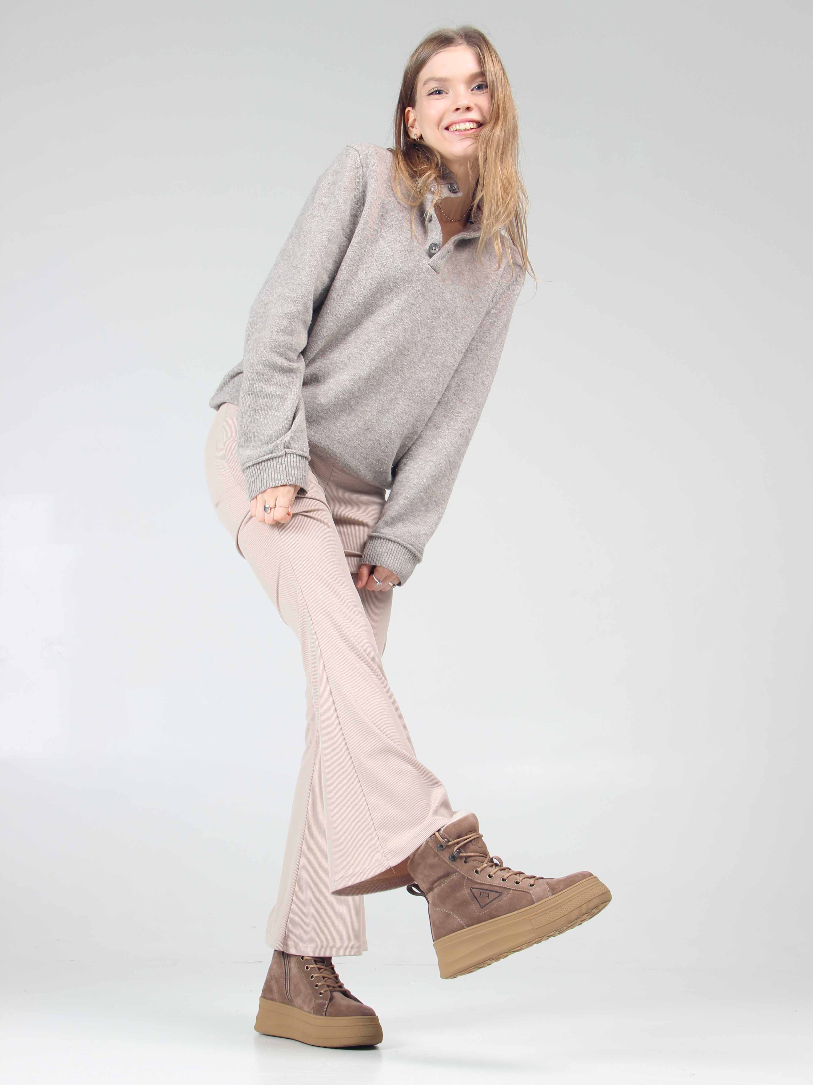 картинка Ботинки ED'ART 216.warm'br. капучино замша от интернет магазина