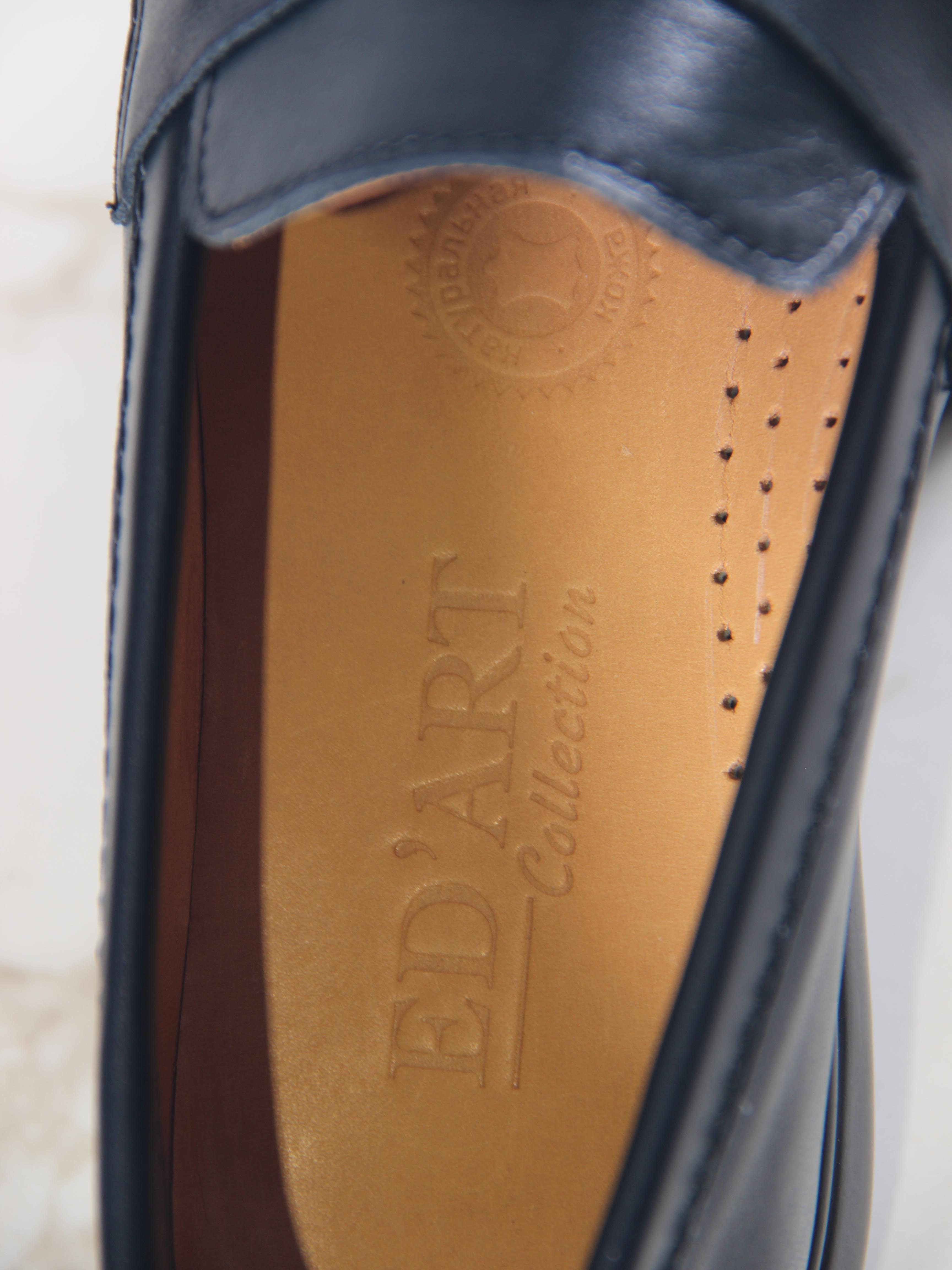 картинка Лоферы  ED'ART 170.2614'bl. Черный от интернет магазина