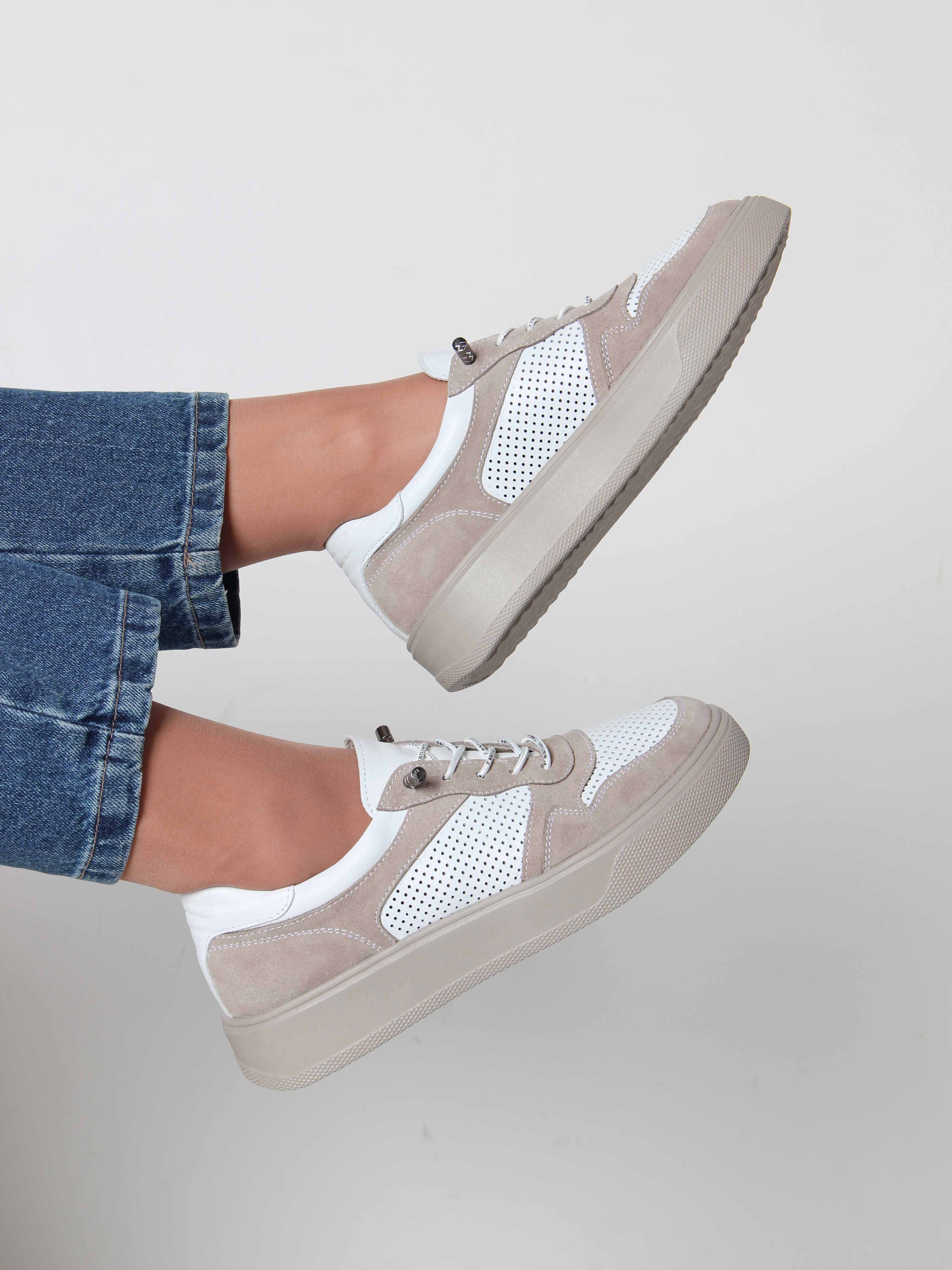 картинка Кеды ED'ART 149.LusiR2'la. Белый бежевый от интернет магазина