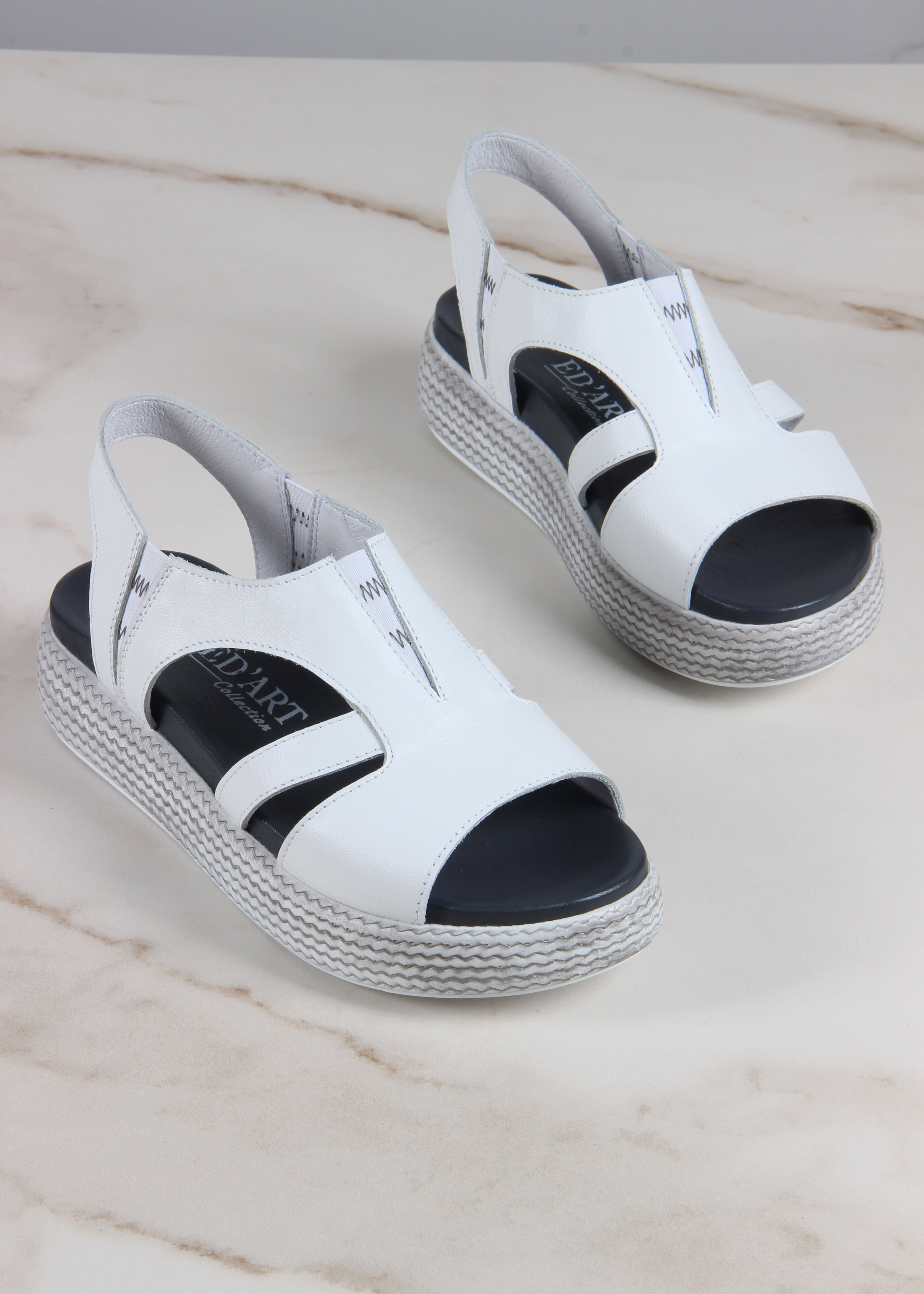 картинка Босоножки ED'ART 2030.2530'w.Белый от интернет магазина