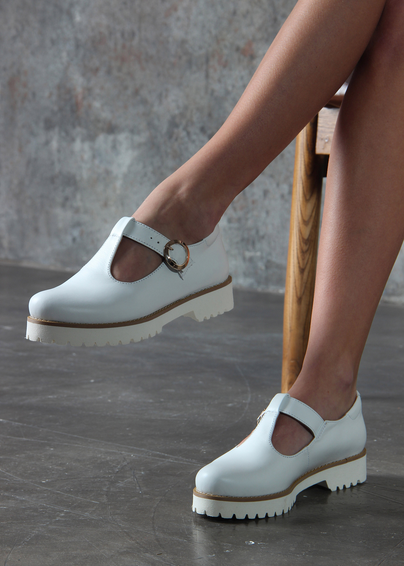 картинка Туфли полуботинки ED'ART 1004.sigma'w. белый от интернет магазина