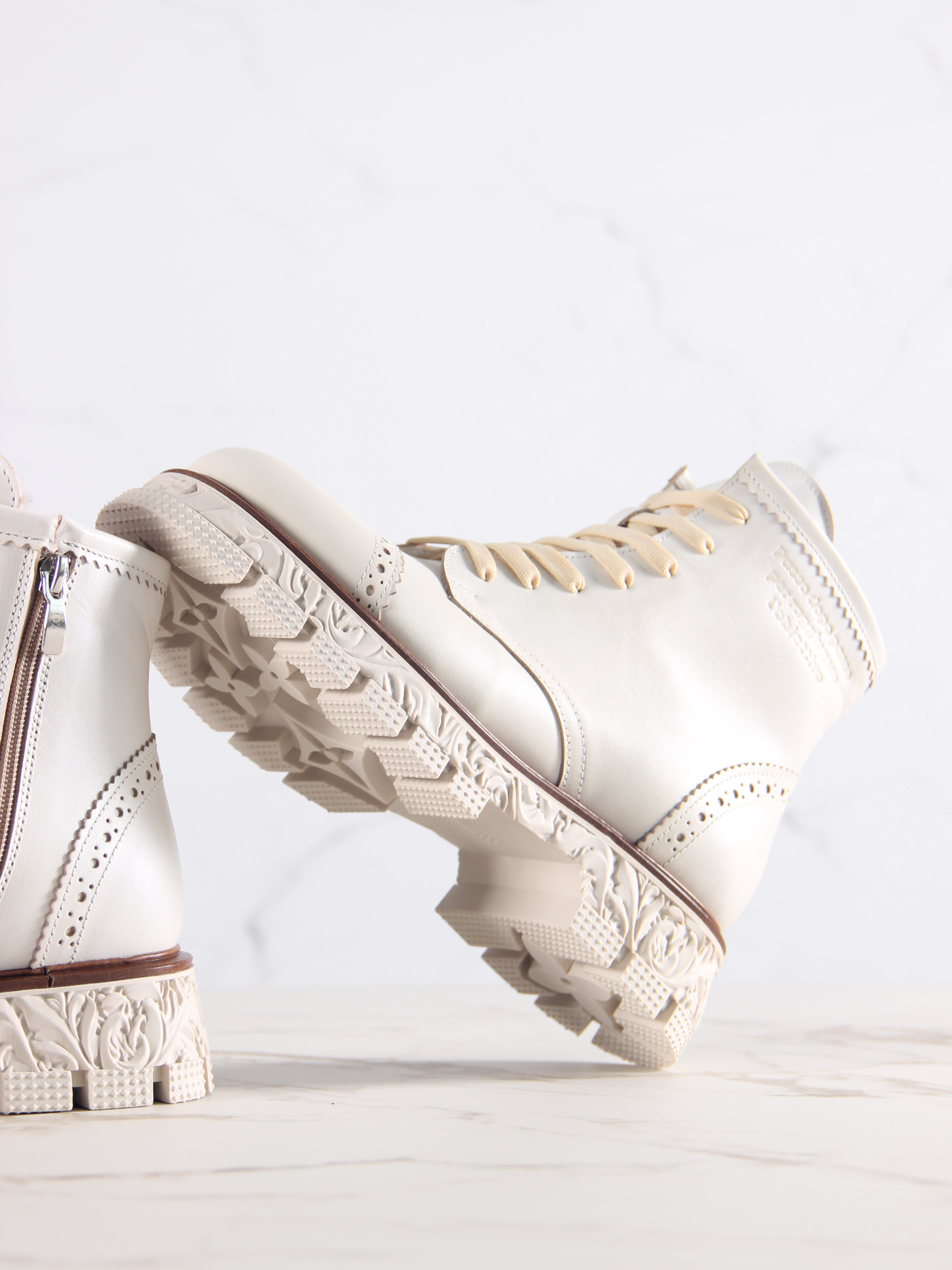 картинка Ботинки ED'ART 319.PODYUM141'w. Вакса белая от интернет магазина