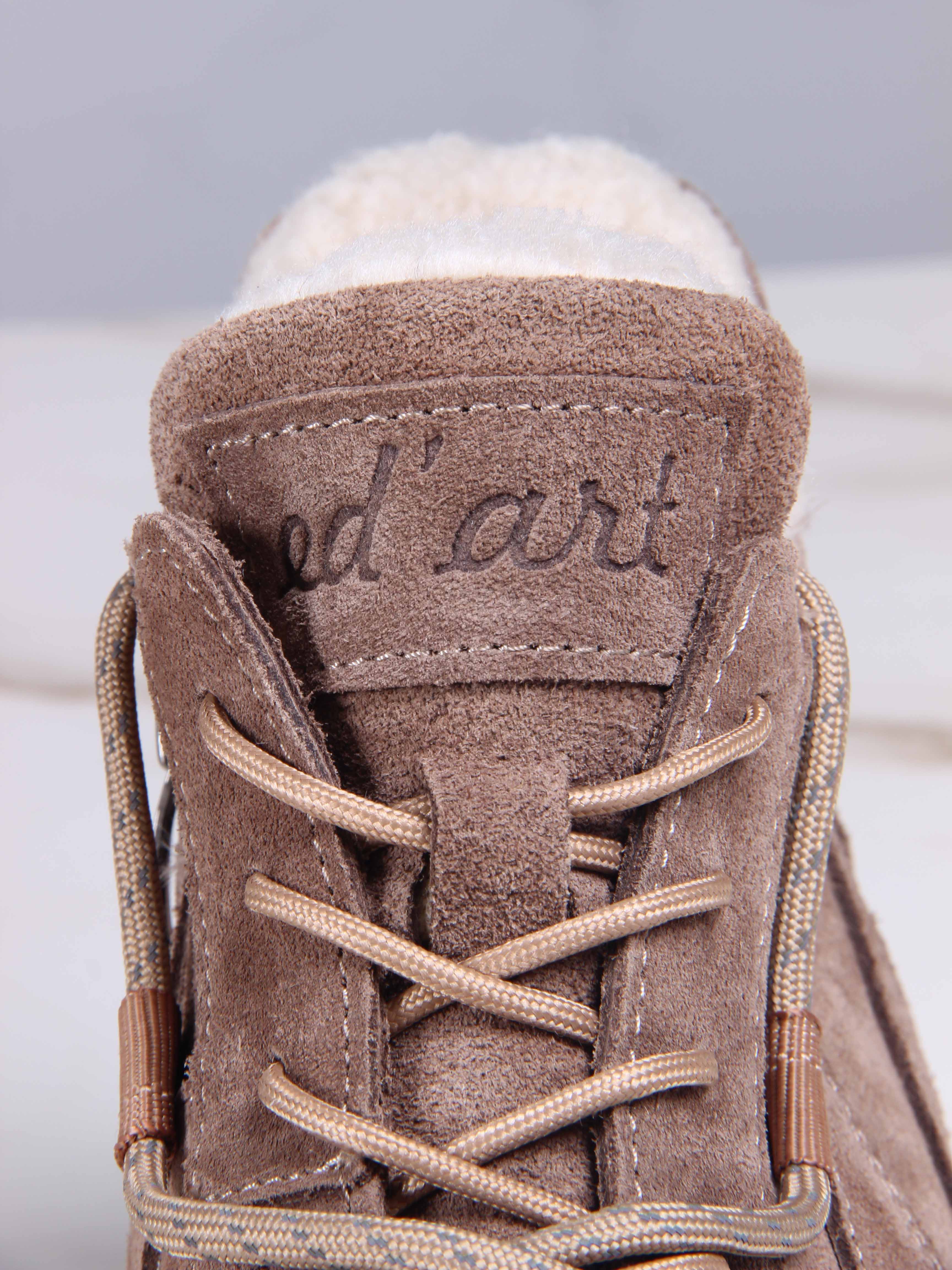 картинка Ботинки ED'ART 229.windy'be. Серо-коричневая замша от интернет магазина