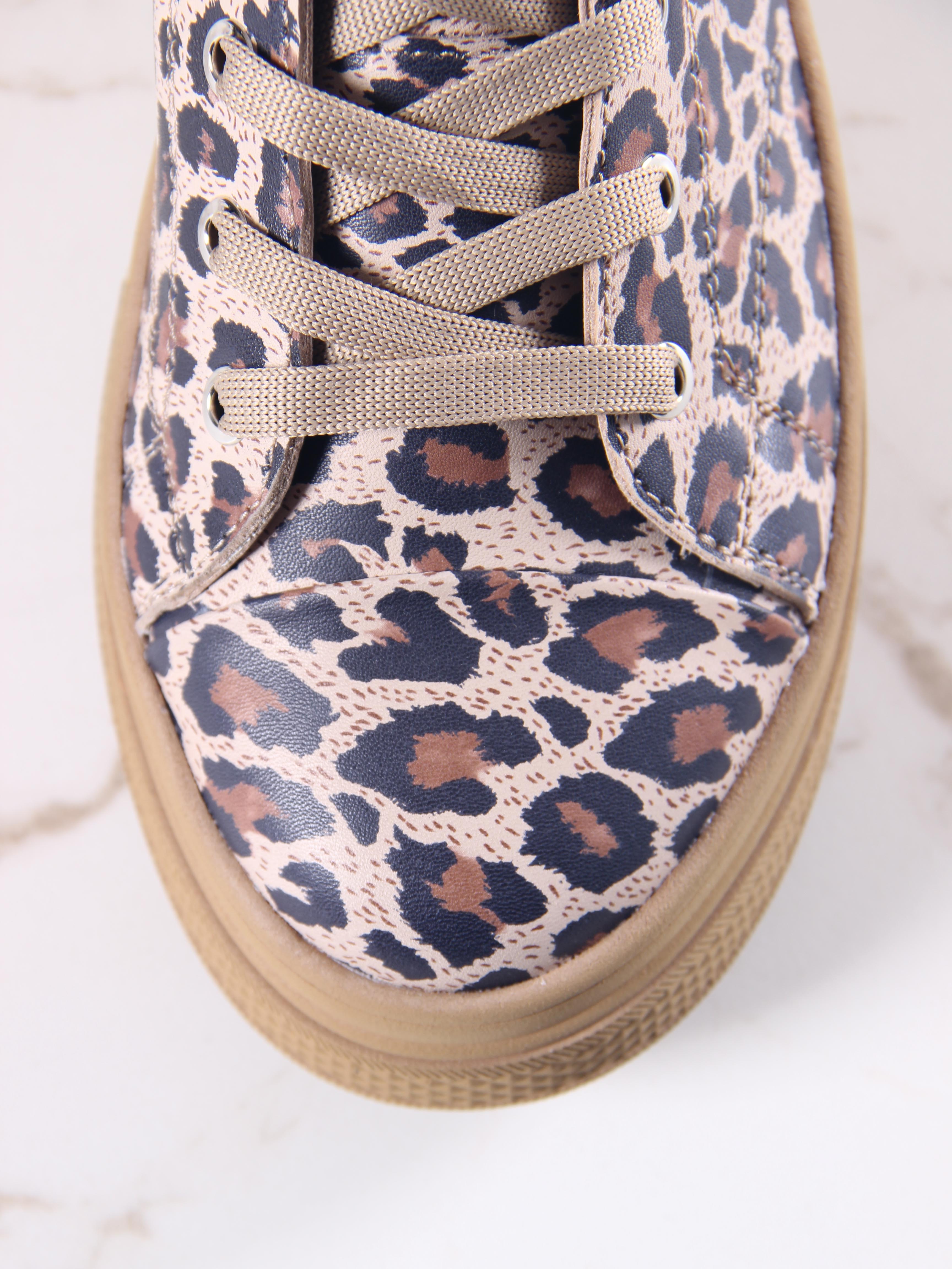 картинка Ботинки ED'ART 215.warm'br. бежевый леопард от интернет магазина