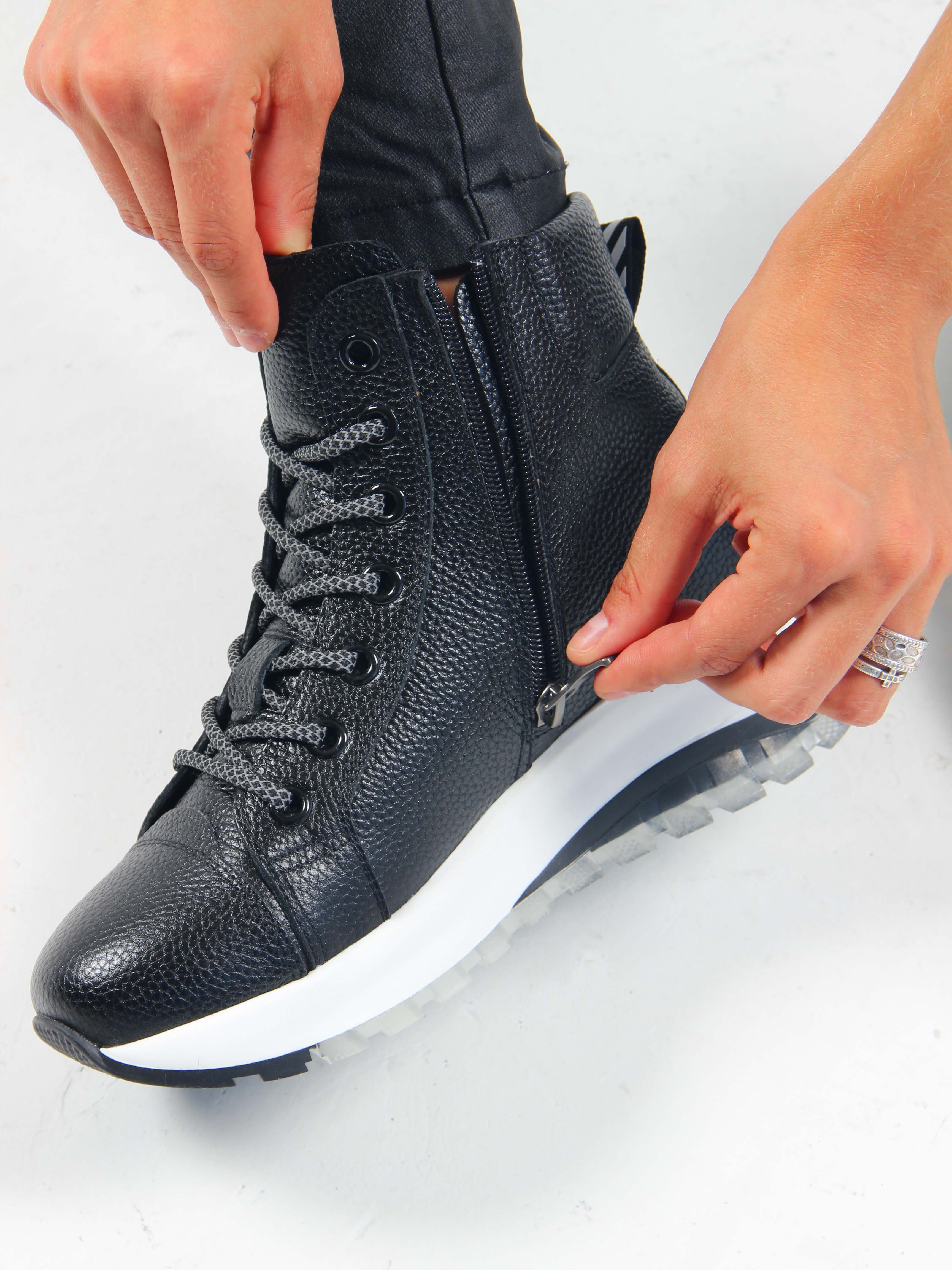 картинка Ботинки ED'ART 311.AVATAR'bl. Черный макс от интернет магазина