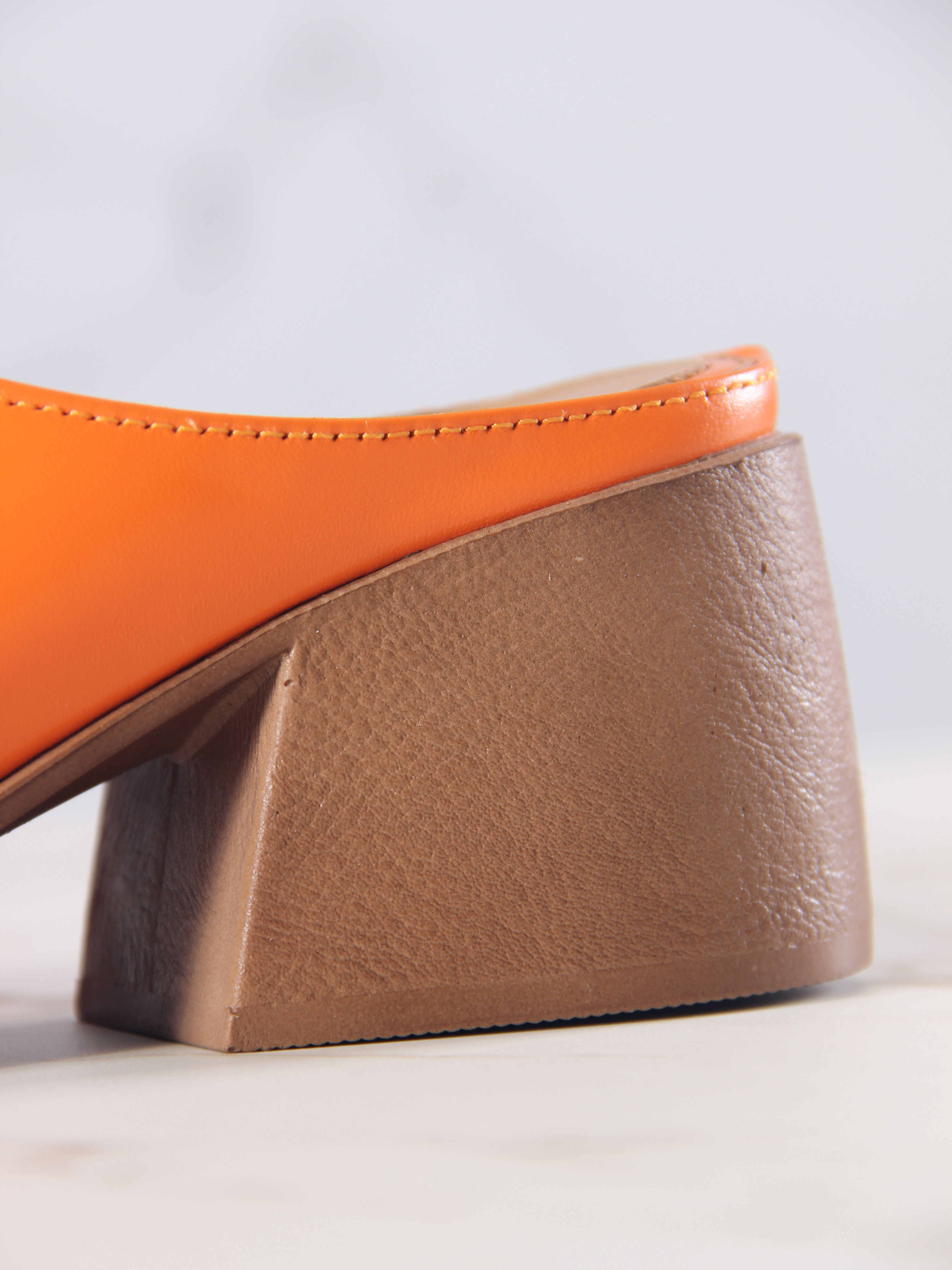 картинка Сабо ED'ART  5200.23663'br. Оранжевый+коричневый от интернет магазина