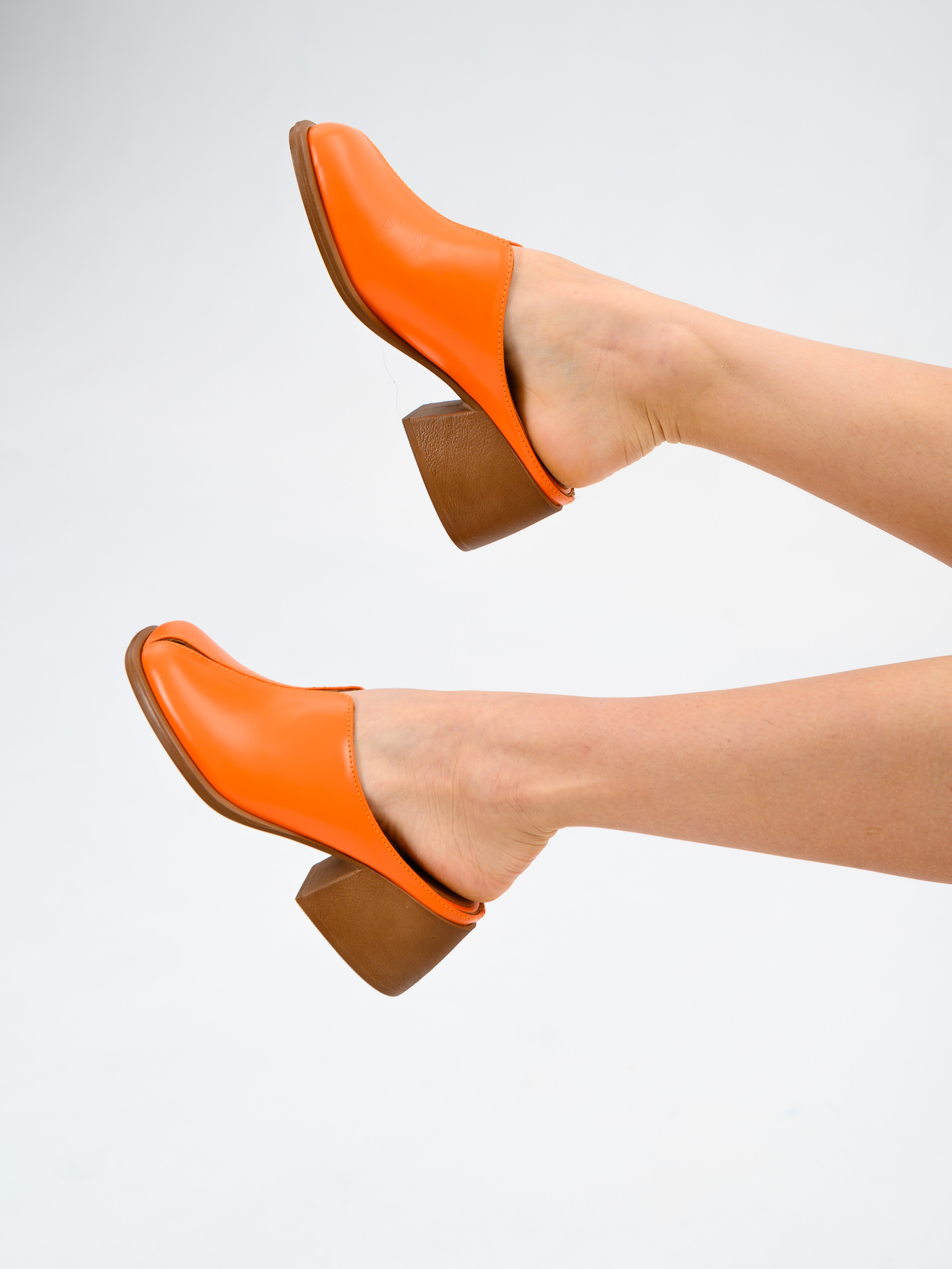 картинка Сабо ED'ART  5200.23663'br. Оранжевый+коричневый от интернет магазина