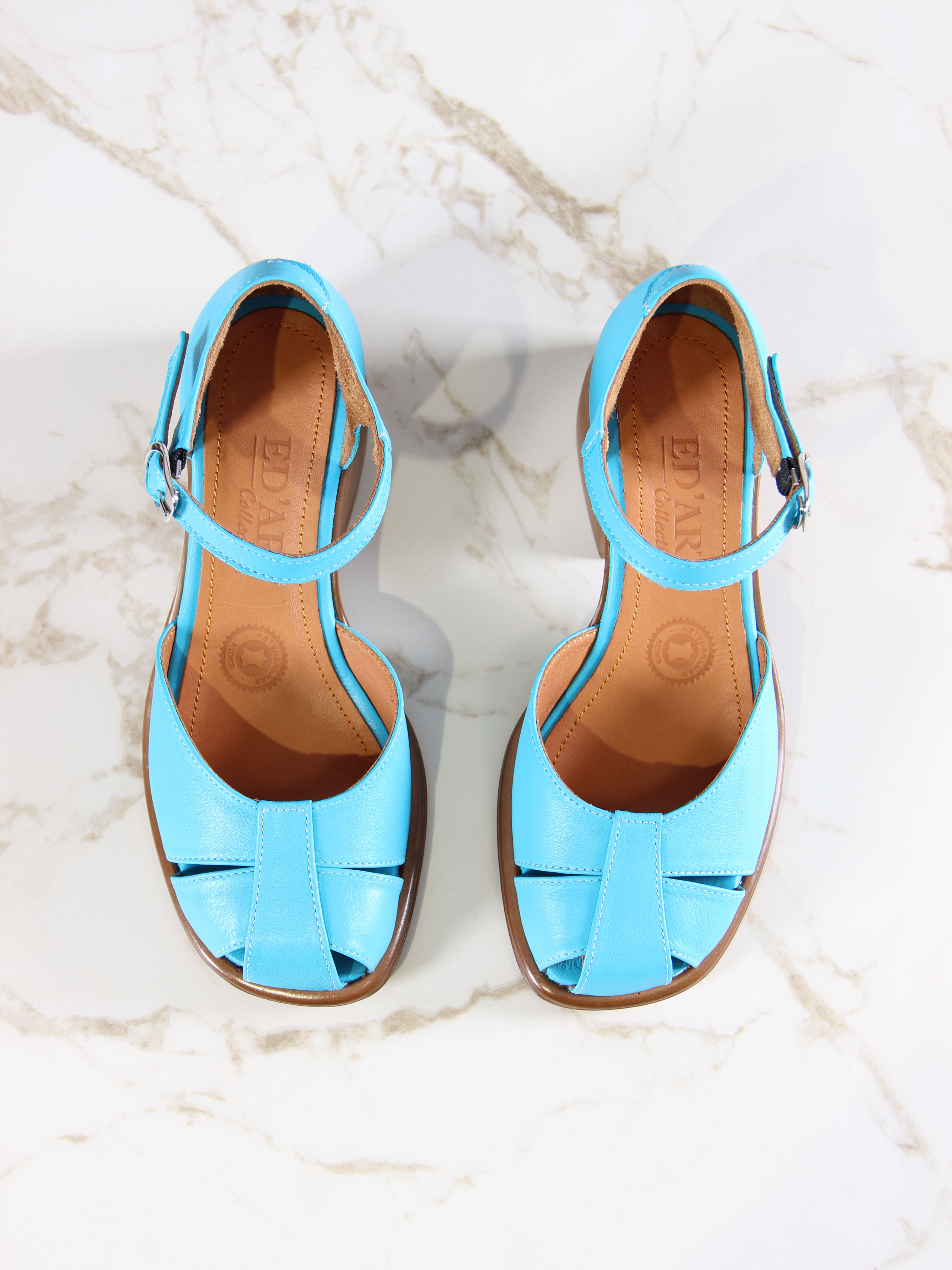 картинка Босоножки ED'ART 5033.23663'bе.Бирюза от интернет магазина