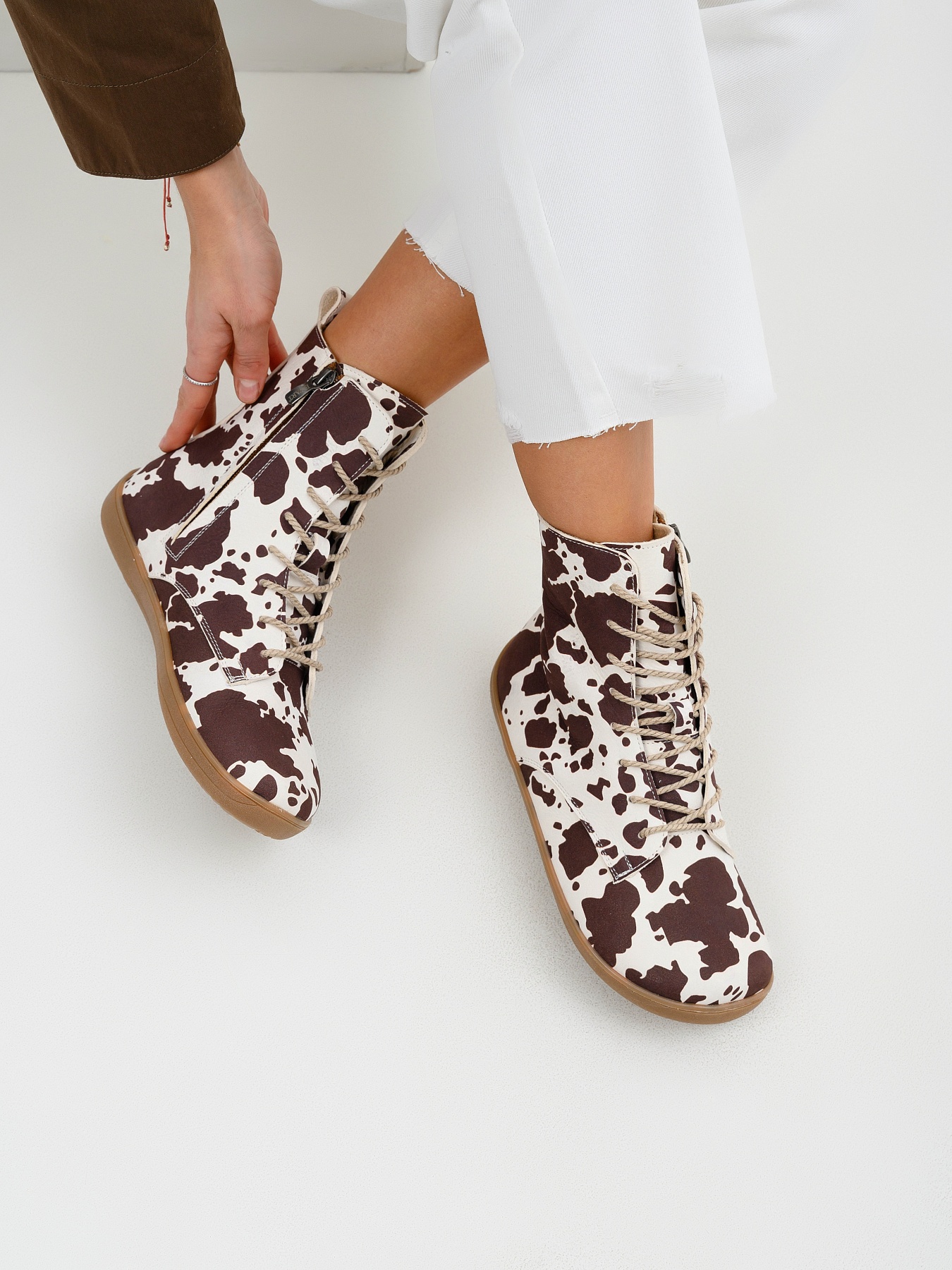 картинка Босоногие ботинки  ED'ART 351.NATA'br.Шоколадные облака от интернет магазина