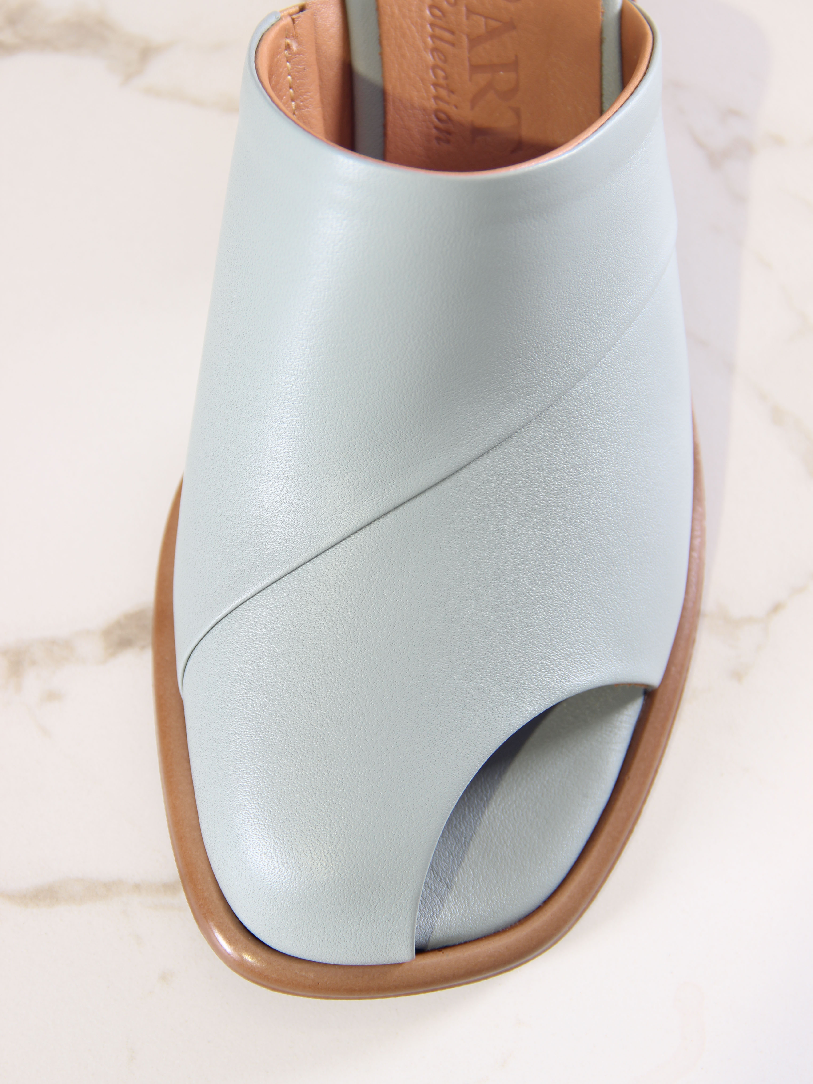 картинка Сабо ED'ART 5300.23663'be. Авокадо лион+коричневый от интернет магазина