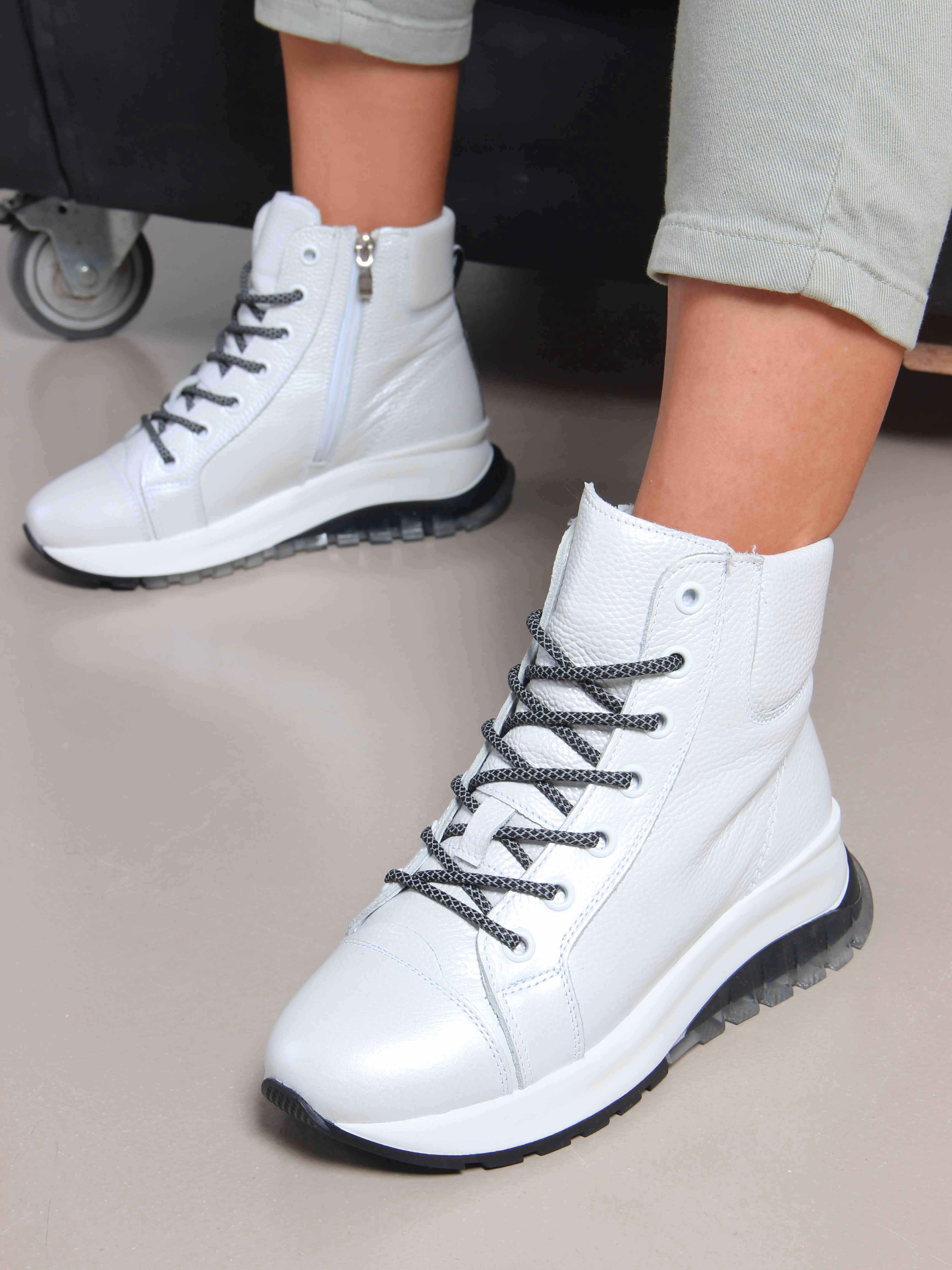 картинка Ботинки ED'ART 311.AVATAR'bl. Белый макс от интернет магазина