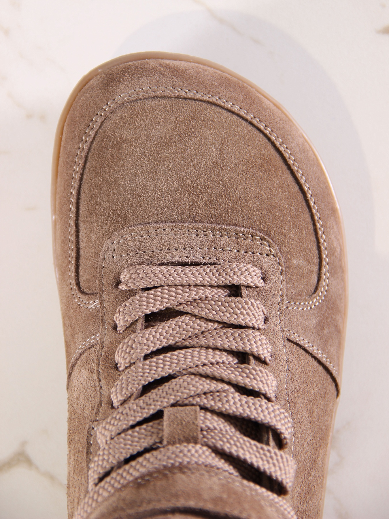 картинка Босоногие ботинки  ED'ART 211.NATA'br.Серо-коричневая замша от интернет магазина